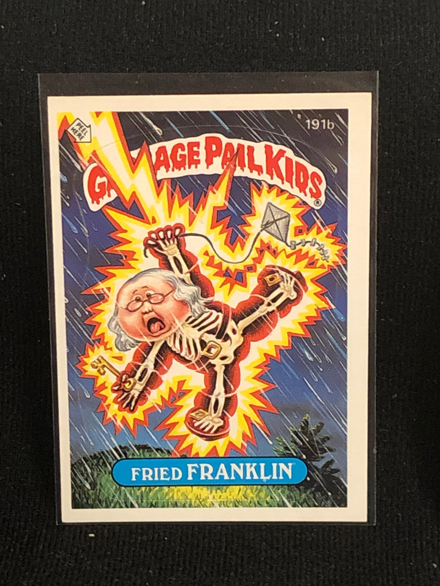 Garbage Pail Kids Original Series 5 (os5) 191b Fried Franklin