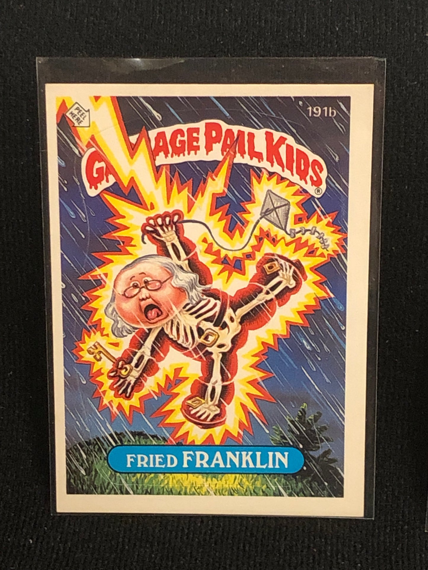 Garbage Pail Kids Original Series 5 (os5) 191b Fried Franklin