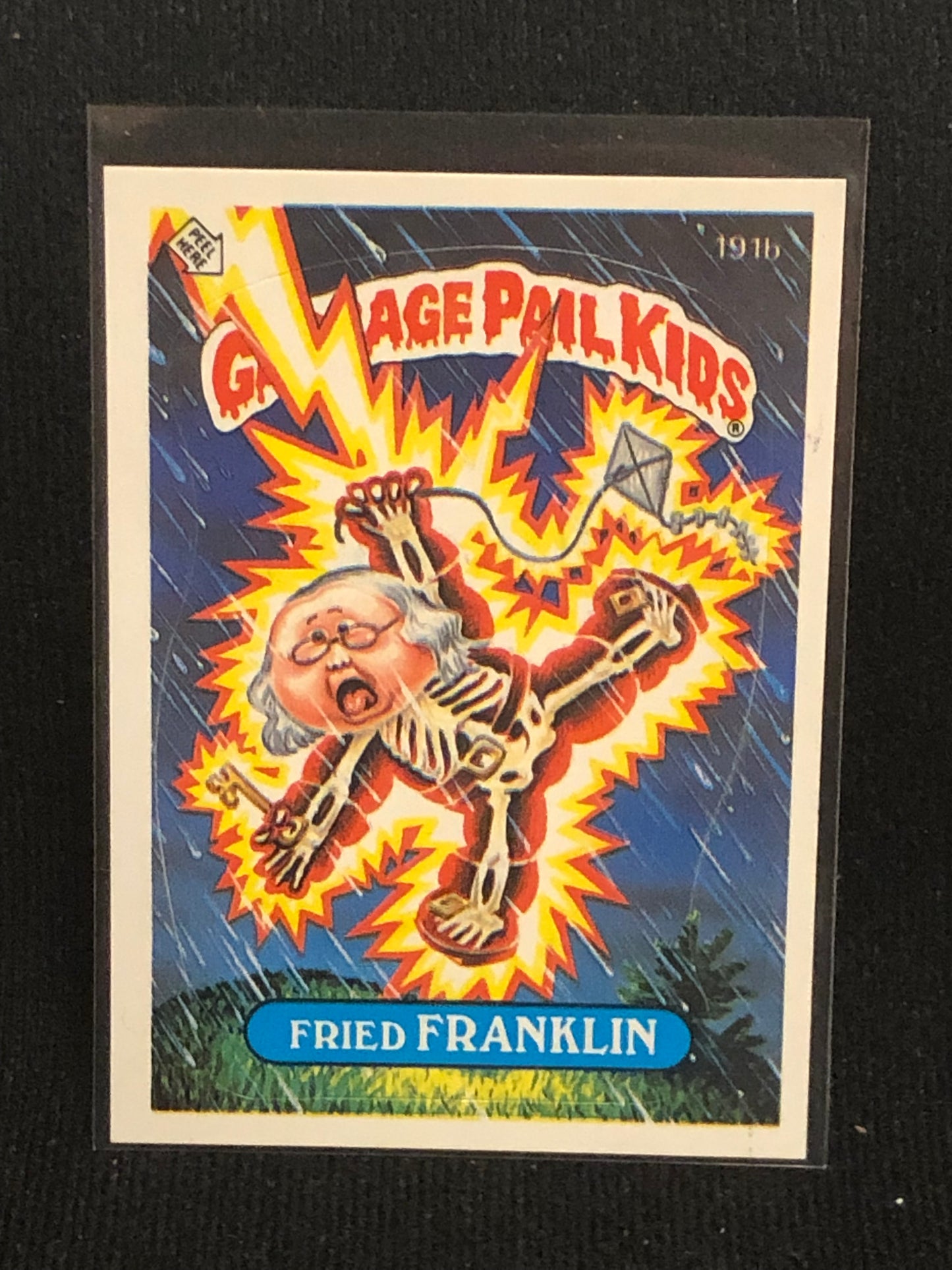 Garbage Pail Kids Original Series 5 (os5) 191b Fried Franklin