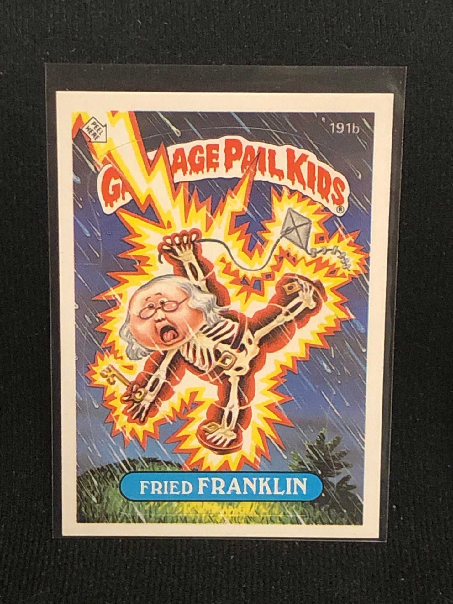 Garbage Pail Kids Original Series 5 (os5) 191b Fried Franklin