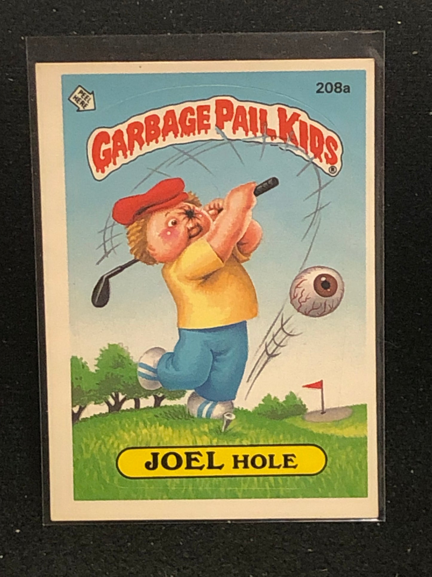 Garbage Pail Kids Original Series 6 (os6) 208a Joel Hole