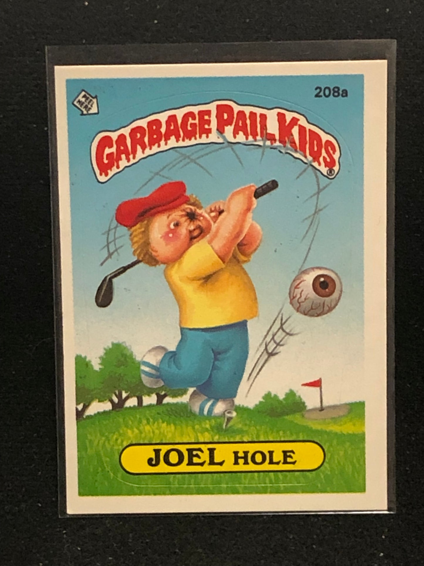 Garbage Pail Kids Original Series 6 (os6) 208a Joel Hole