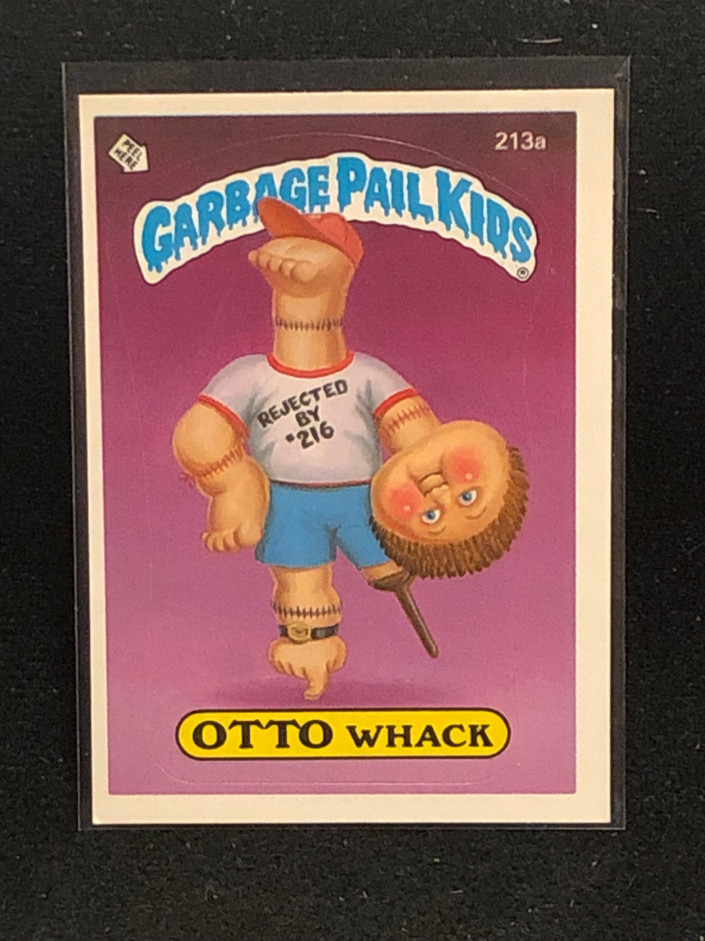 Garbage Pail Kids Original Series 6 (os6) 213a Otto Whack