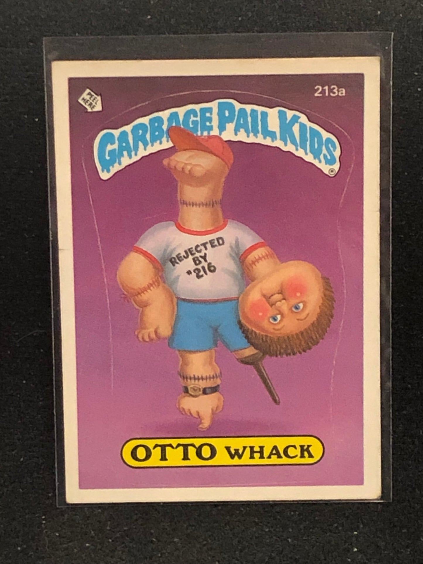 Garbage Pail Kids Original Series 6 (os6) 213a Otto Whack