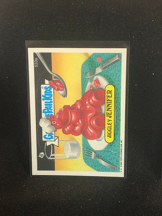 Garbage Pail Kids Original Series 13 (os13) 533a Jiggley Jennifer