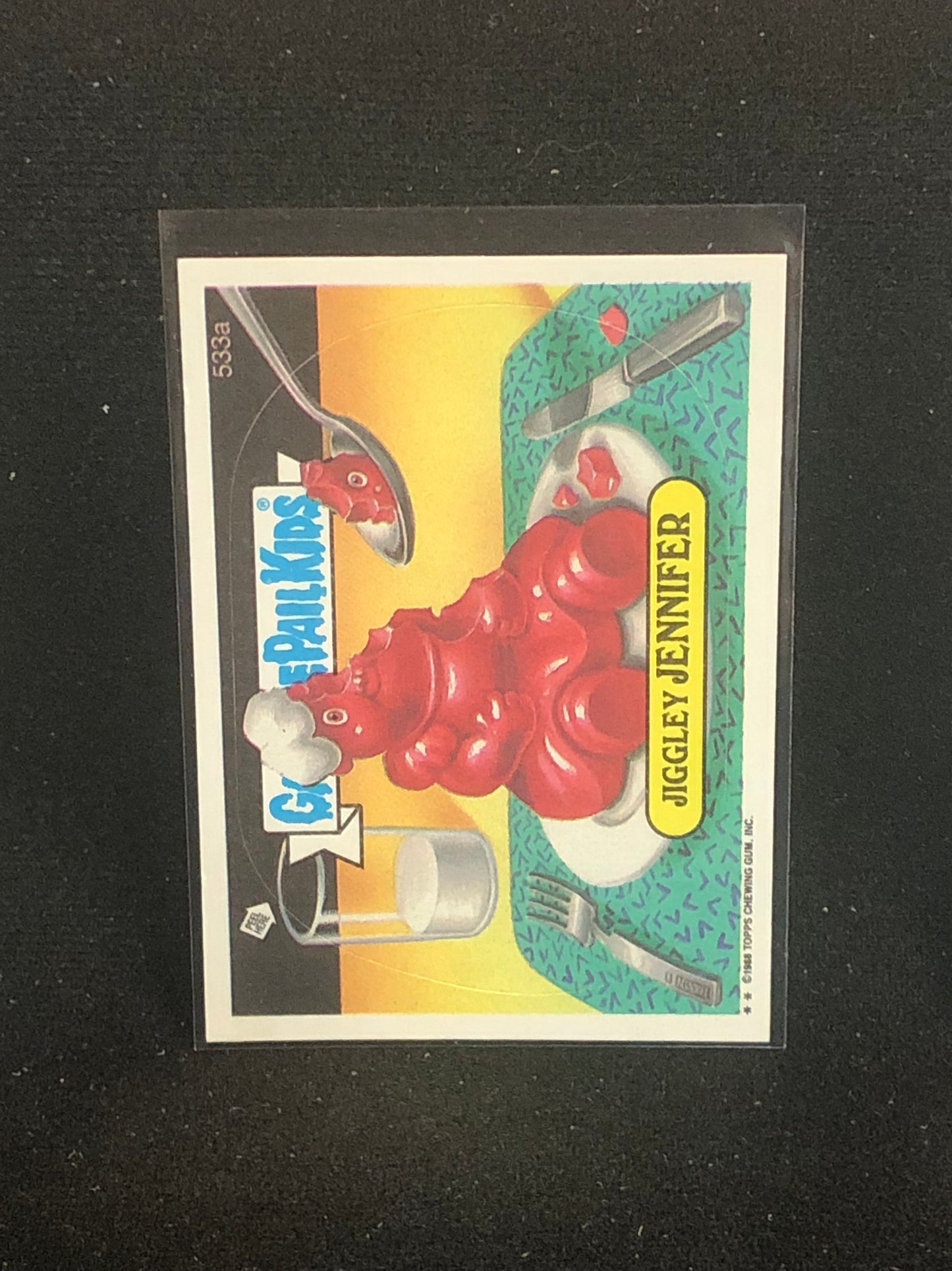 Garbage Pail Kids Original Series 13 (os13) 533a Jiggley Jennifer