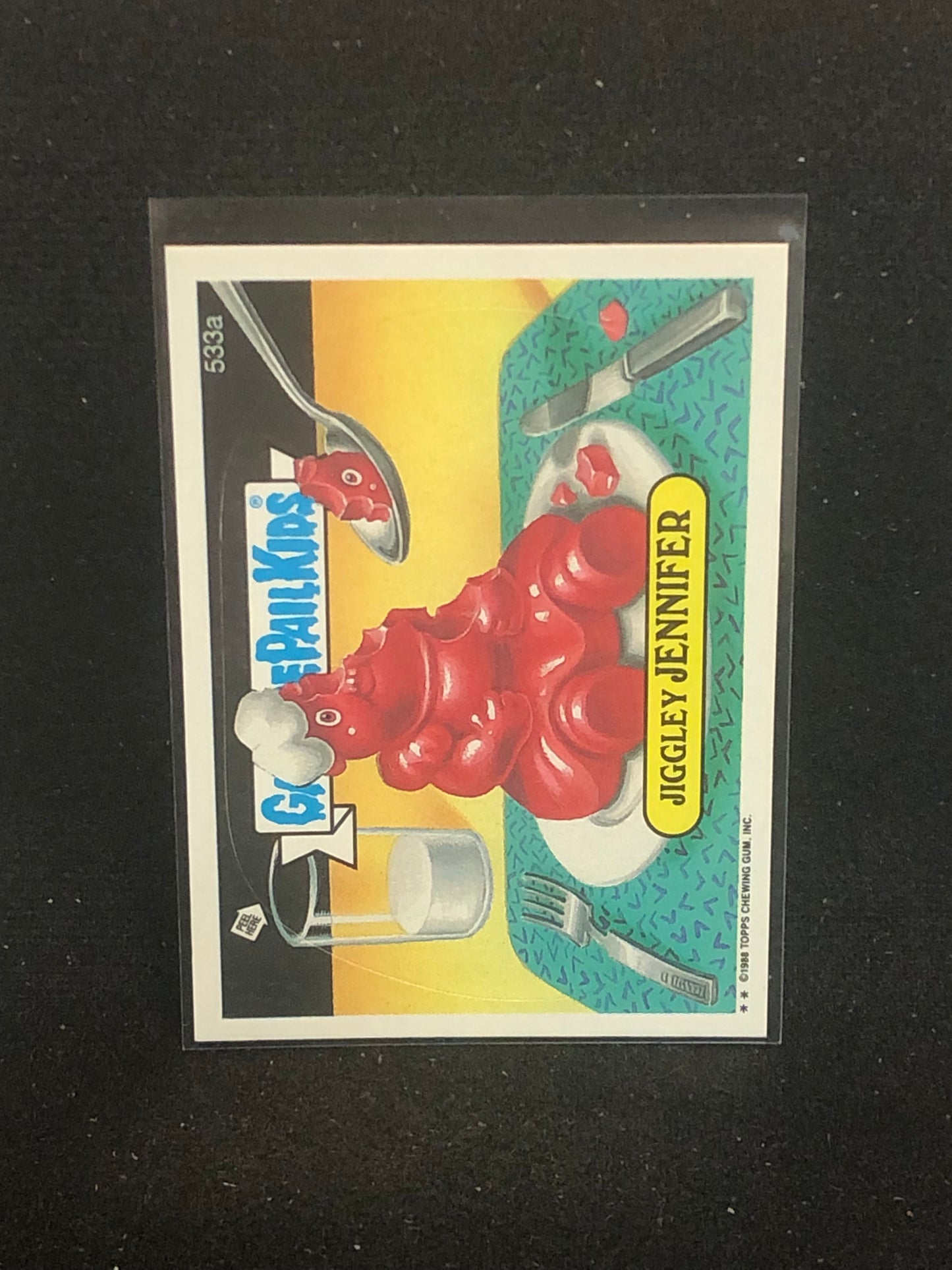 Garbage Pail Kids Original Series 13 (os13) 533a Jiggley Jennifer