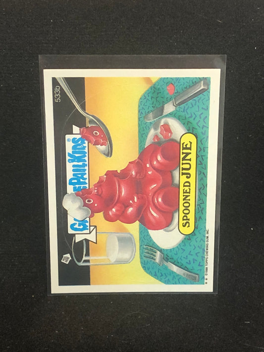 Garbage Pail Kids Original Series 13 (os13) 533b Spooned June