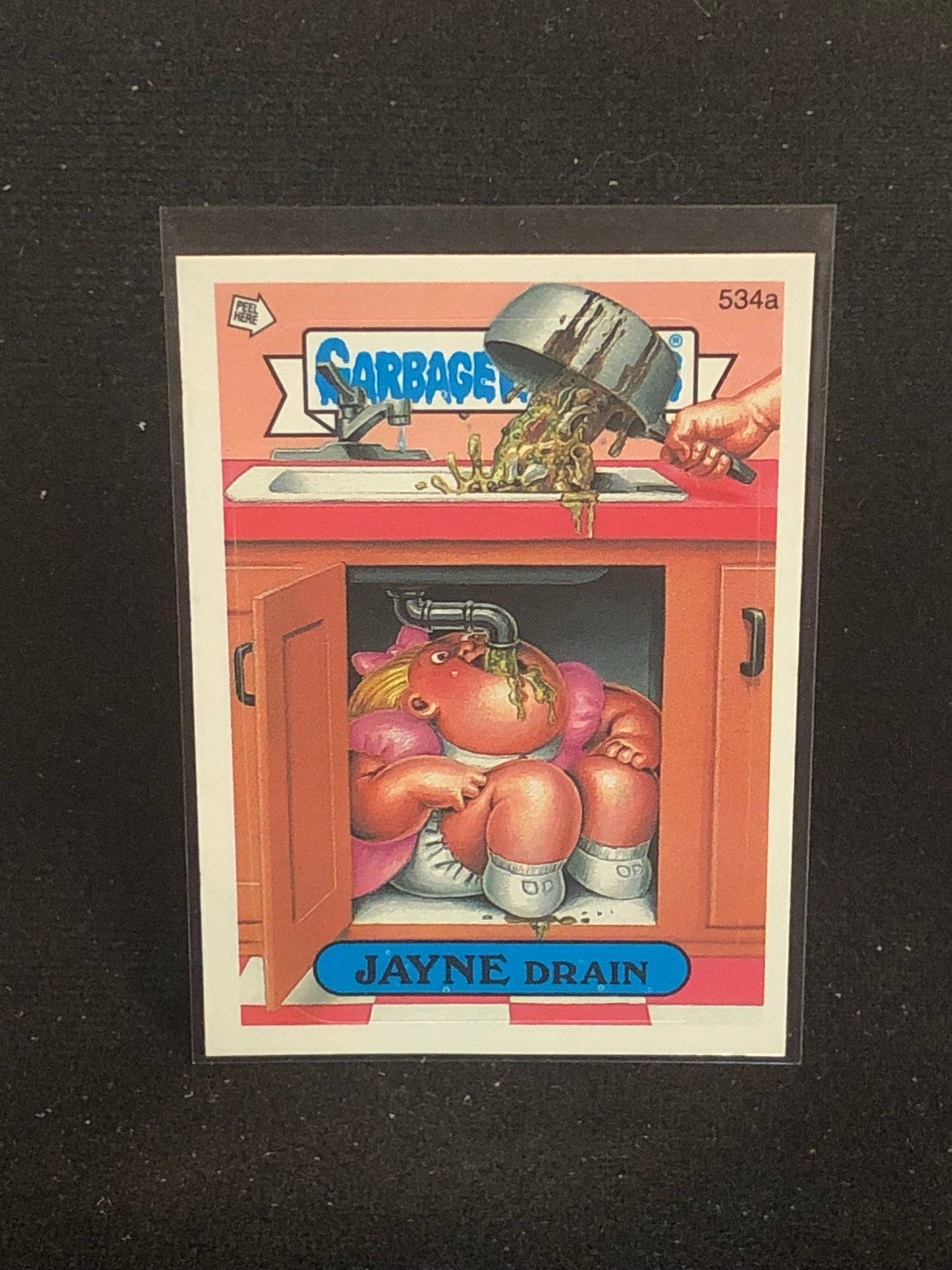 Garbage Pail Kids Original Series 13 (os13) 534a Jayne Drain