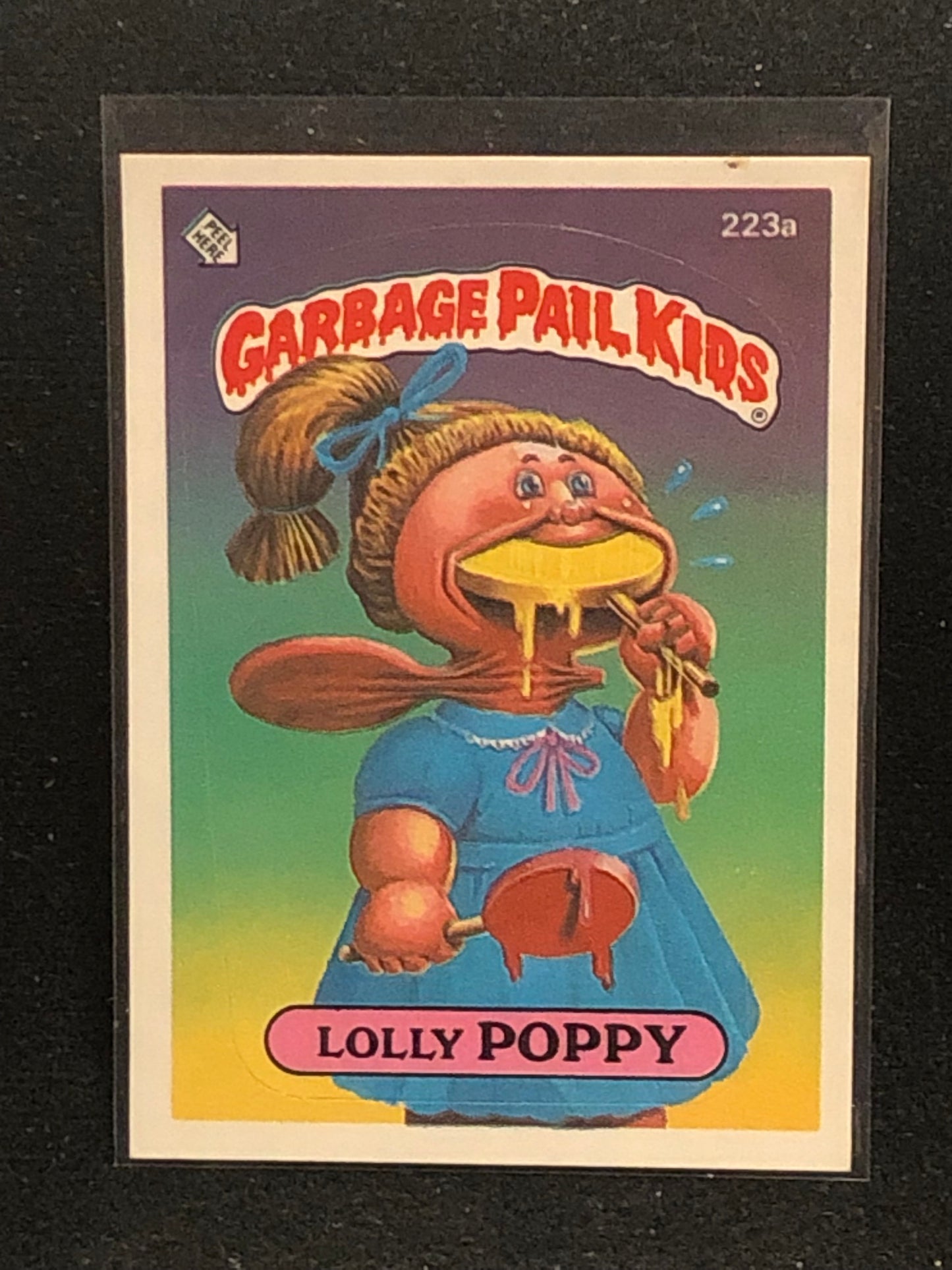 Garbage Pail Kids Original Series 6 (os6) 223a Lolly Poppy