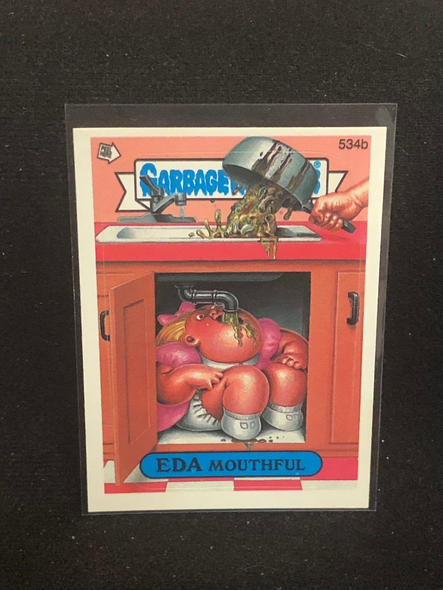 Garbage Pail Kids Original Series 13 (os13) 534b Eda Mouthful