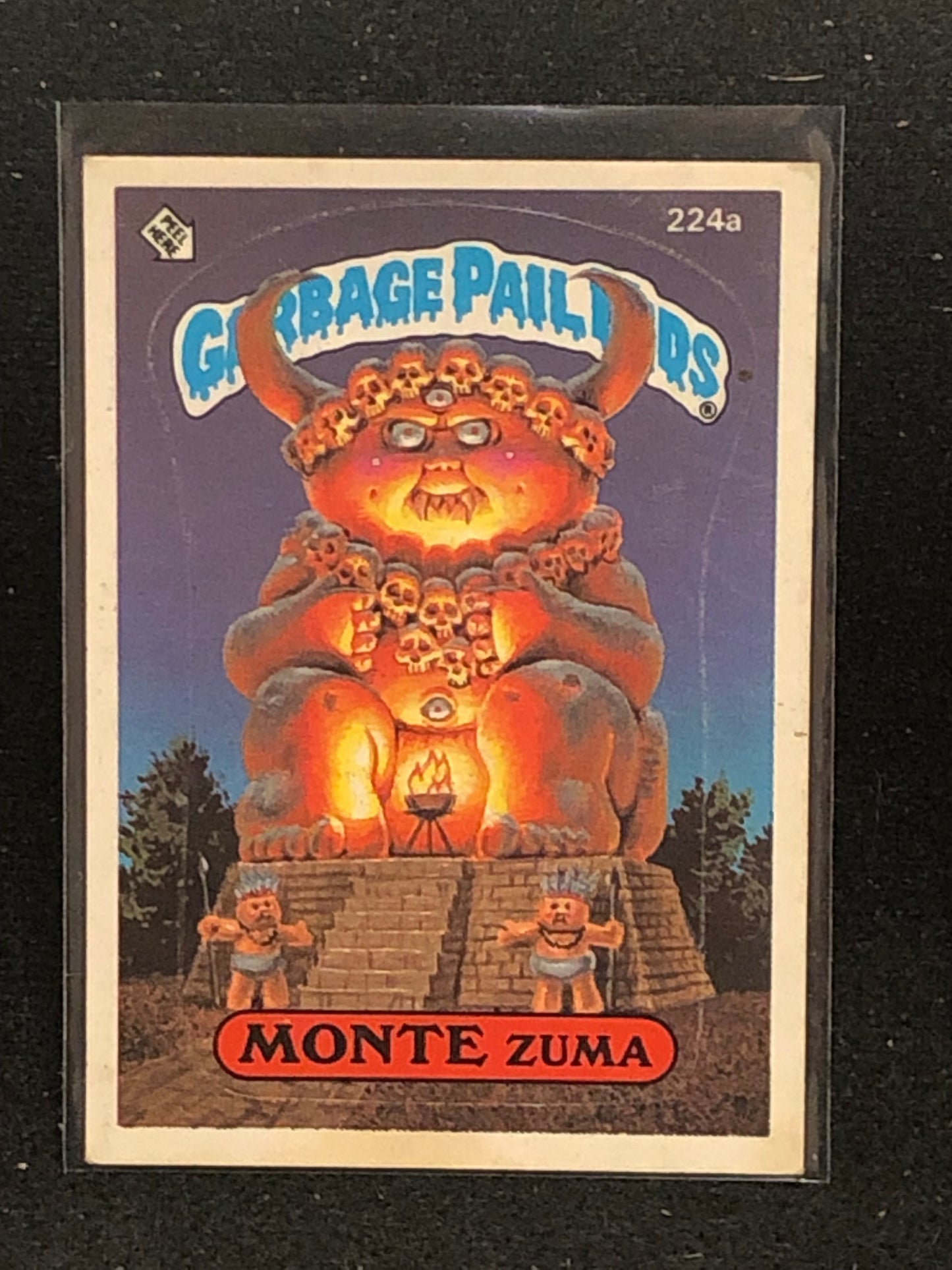 Garbage Pail Kids Original Series 6 (os6) 224a Monte Zuma