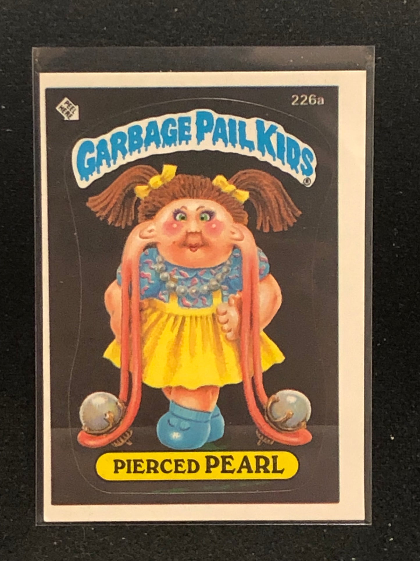 Garbage Pail Kids Original Series 6 (os6) 226a Pierced Pearl