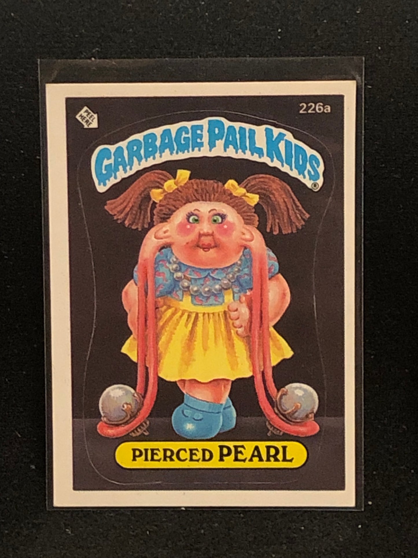 Garbage Pail Kids Original Series 6 (os6) 226a Pierced Pearl