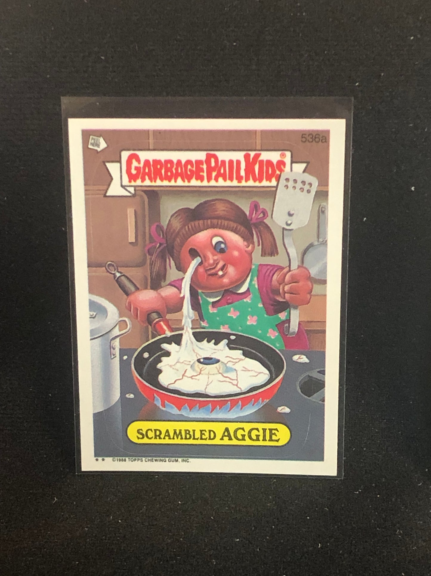 Garbage Pail Kids Original Series 13 (os13) 536a Scrambled Aggie