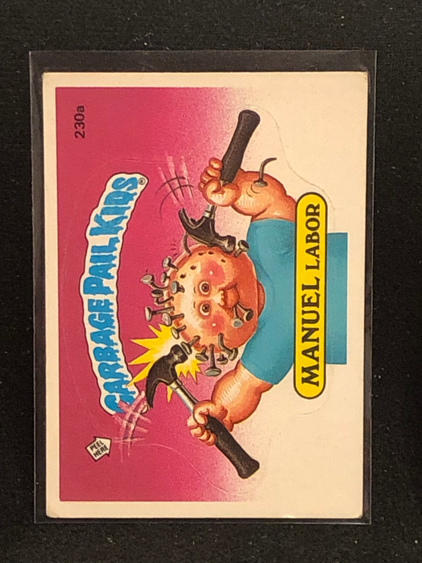 Garbage Pail Kids Original Series 6 (os6) 230a Manuel Labor