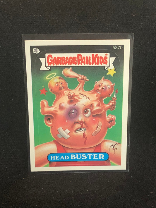 Garbage Pail Kids Original Series 13 (os13) 537b Head Buster