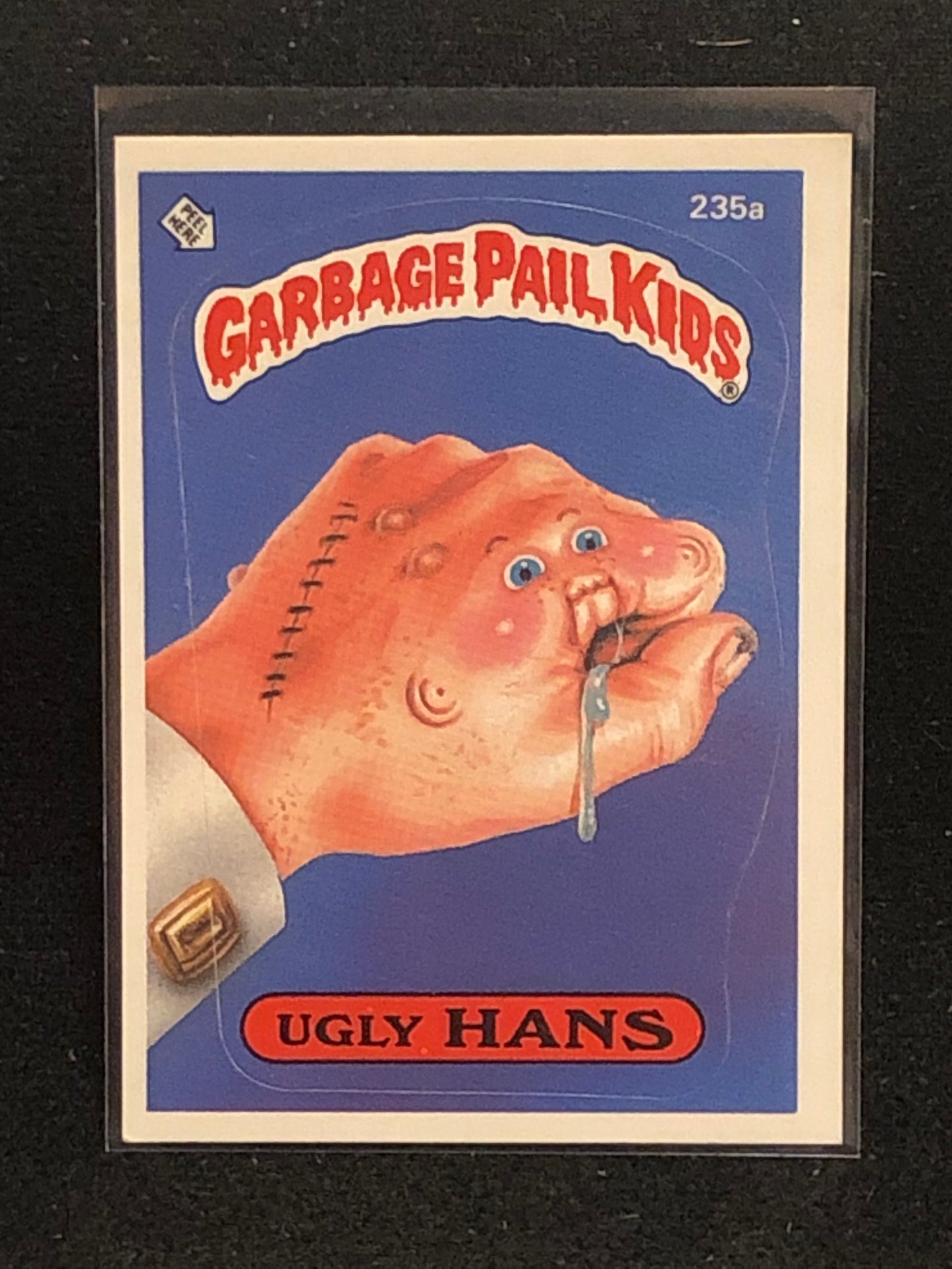 Garbage Pail Kids Original Series 6 (os6) 235a Ugly Hans