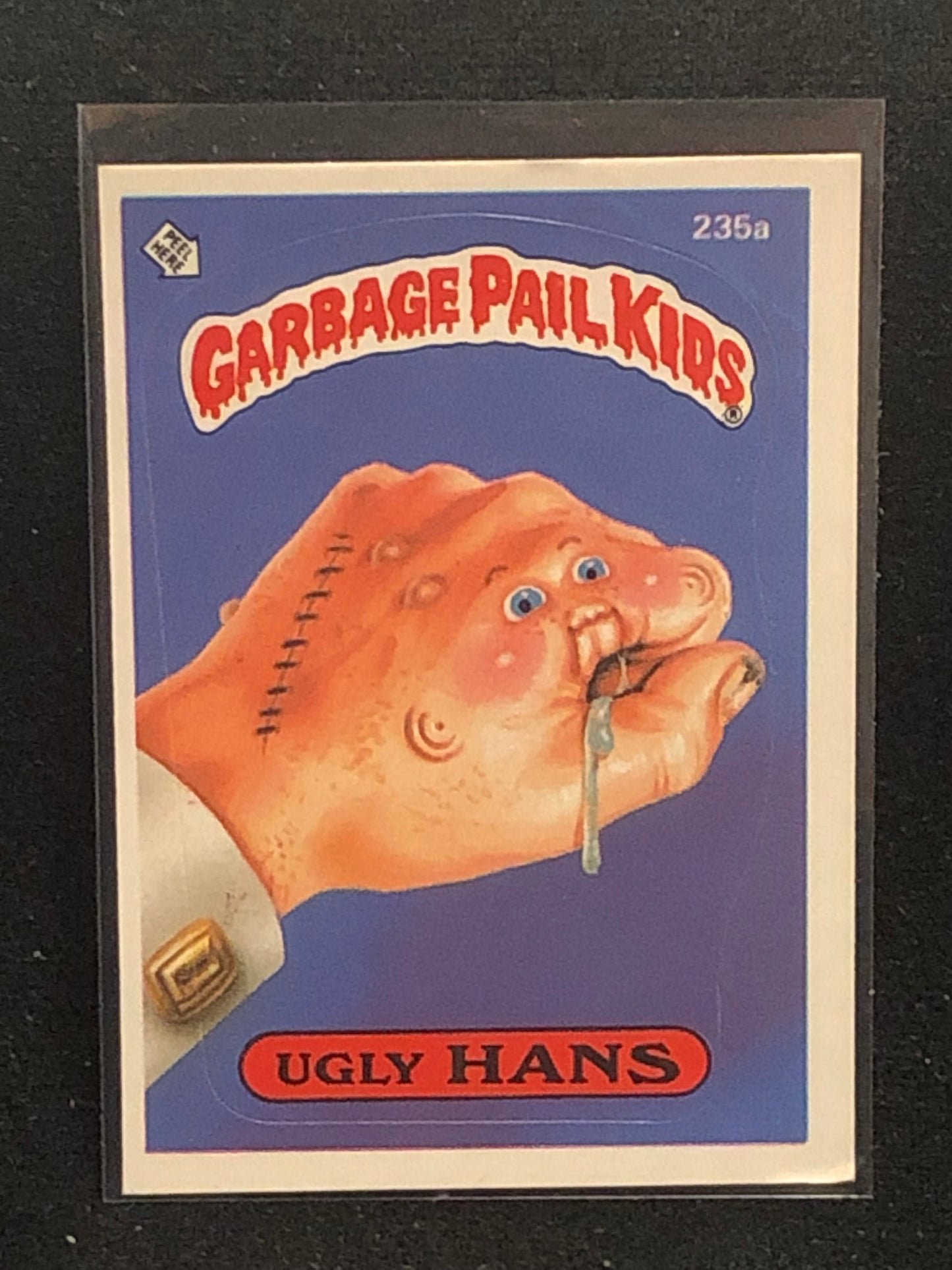 Garbage Pail Kids Original Series 6 (os6) 235a Ugly Hans