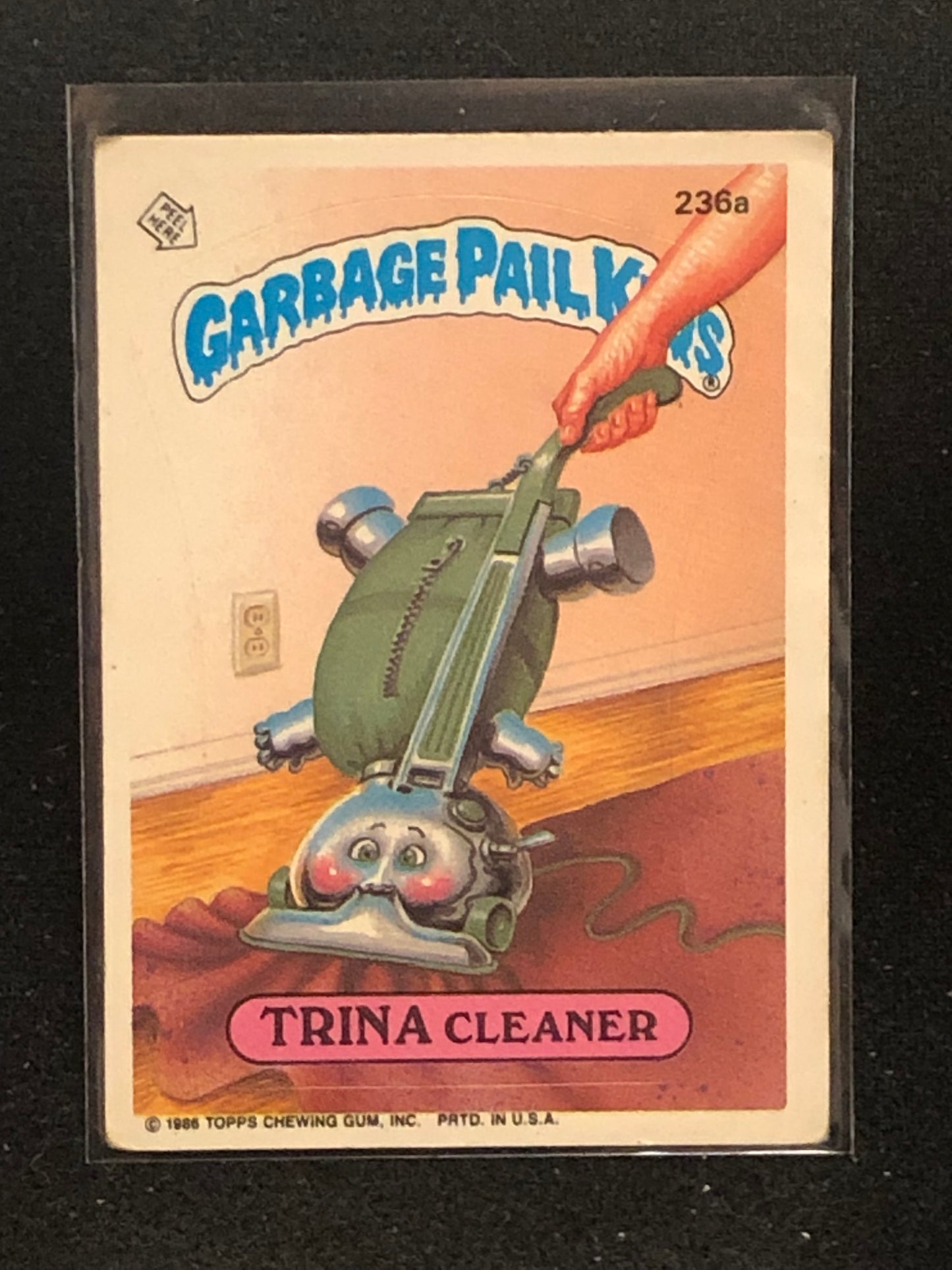 Garbage Pail Kids Original Series 6 (os6) 236a Trina Cleaner