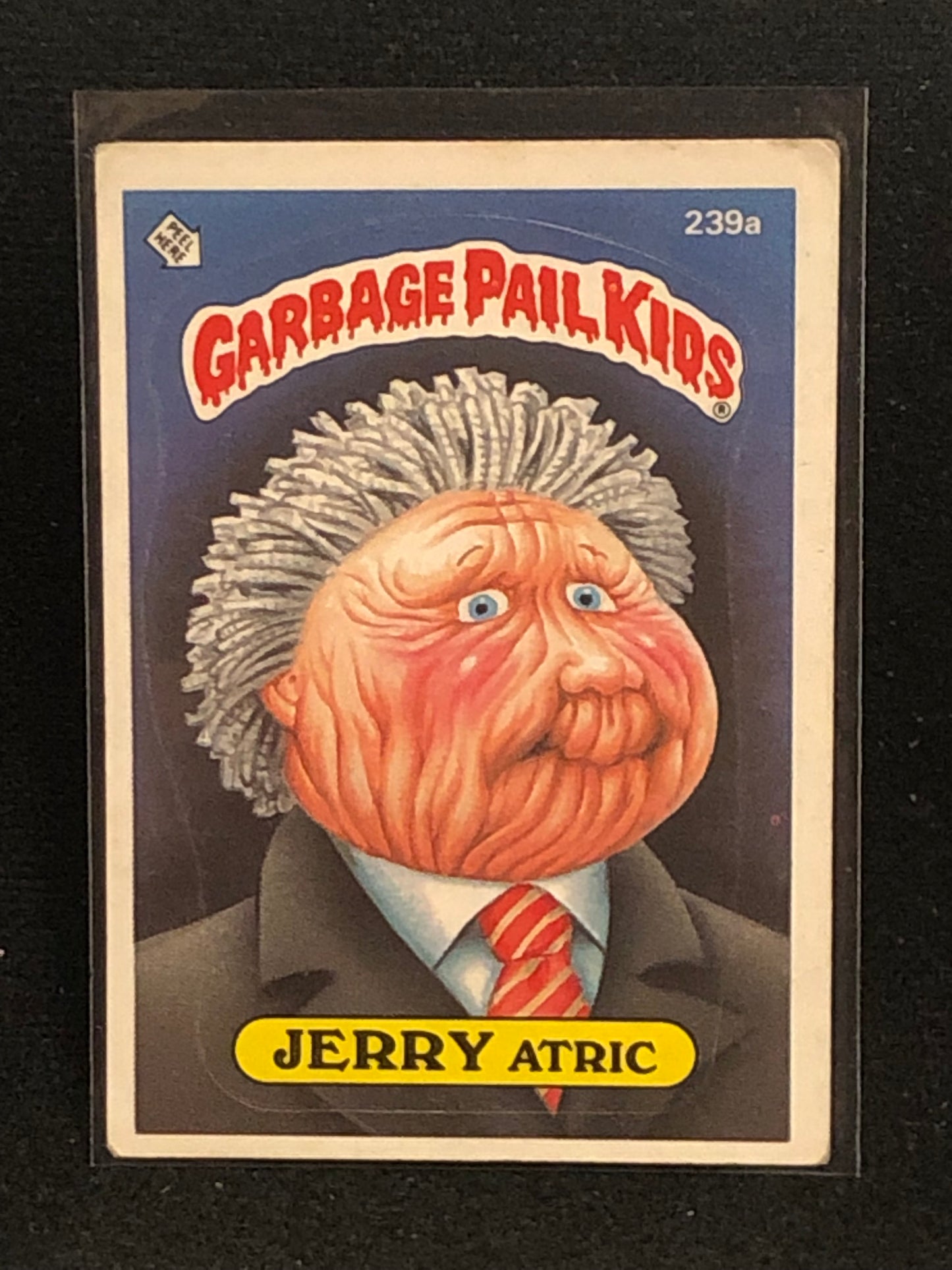 Garbage Pail Kids Original Series 6 (os6) 239a Jerry Atric