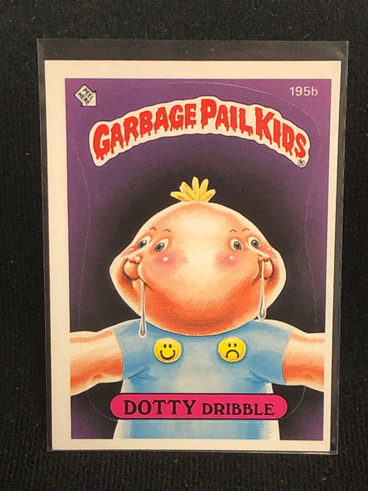 Garbage Pail Kids Original Series 5 (os5) 195b Dotty Dribble