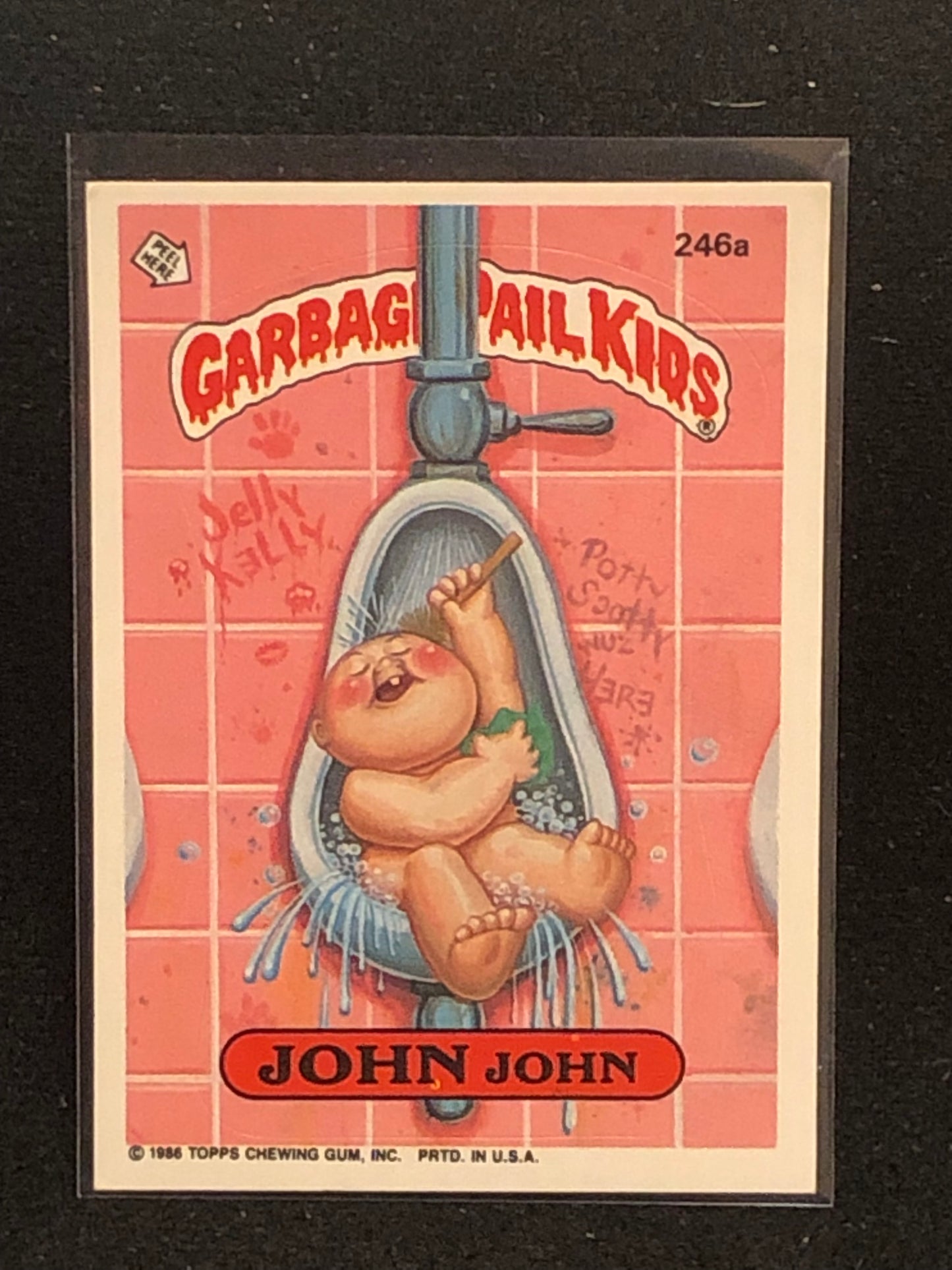 Garbage Pail Kids Original Series 6 (os6) 246a John John