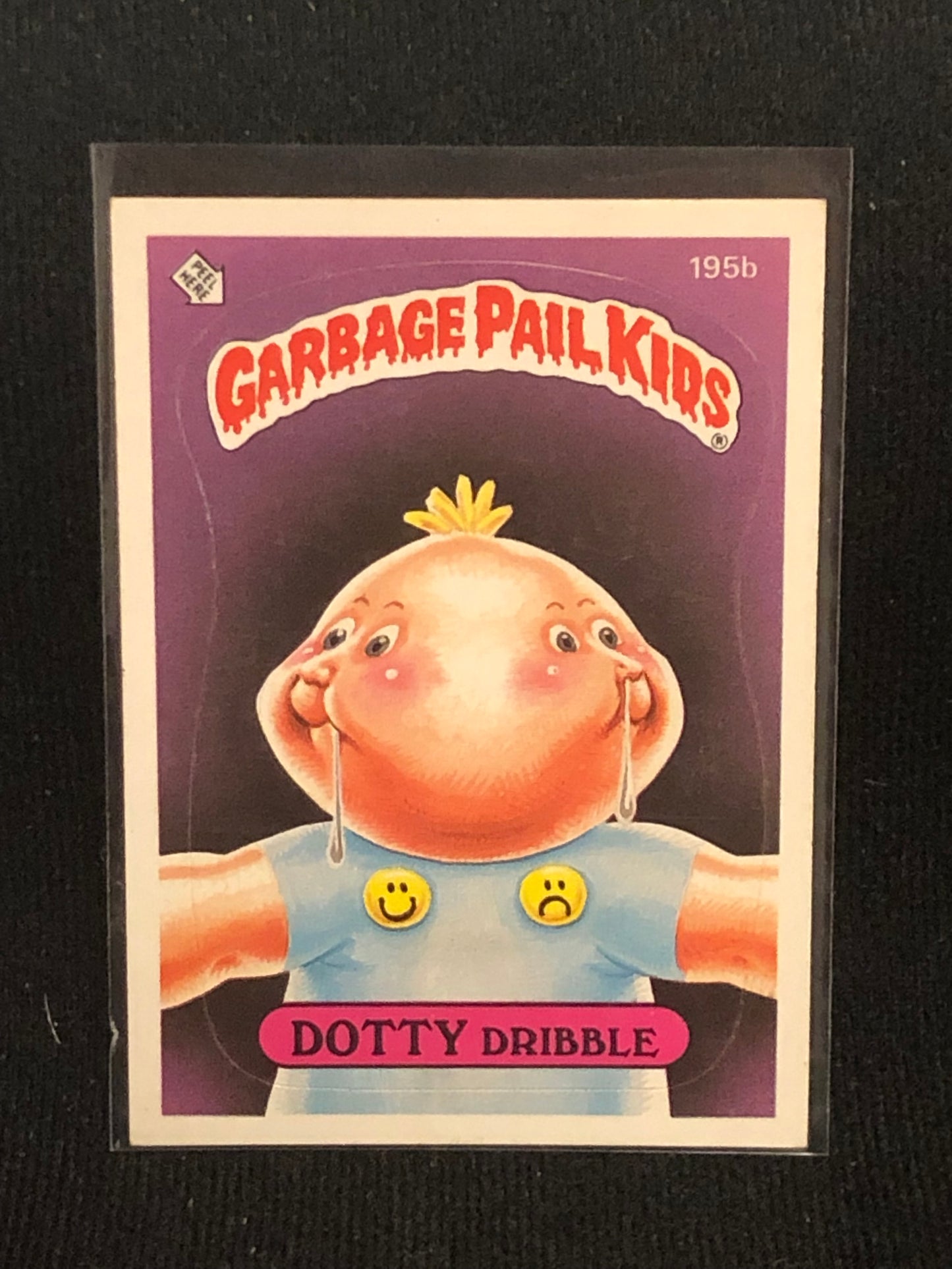 Garbage Pail Kids Original Series 5 (os5) 195b Dotty Dribble