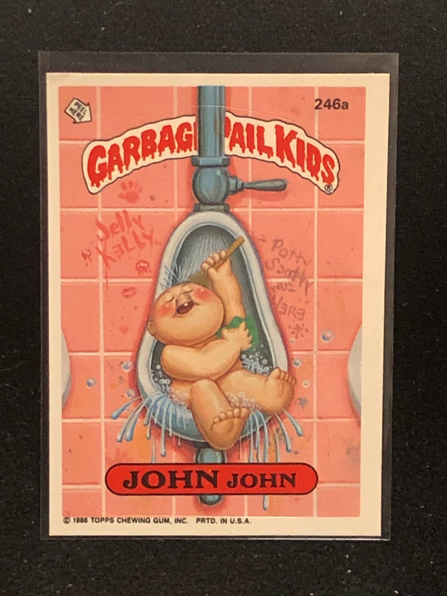 Garbage Pail Kids Original Series 6 (os6) 246a John John