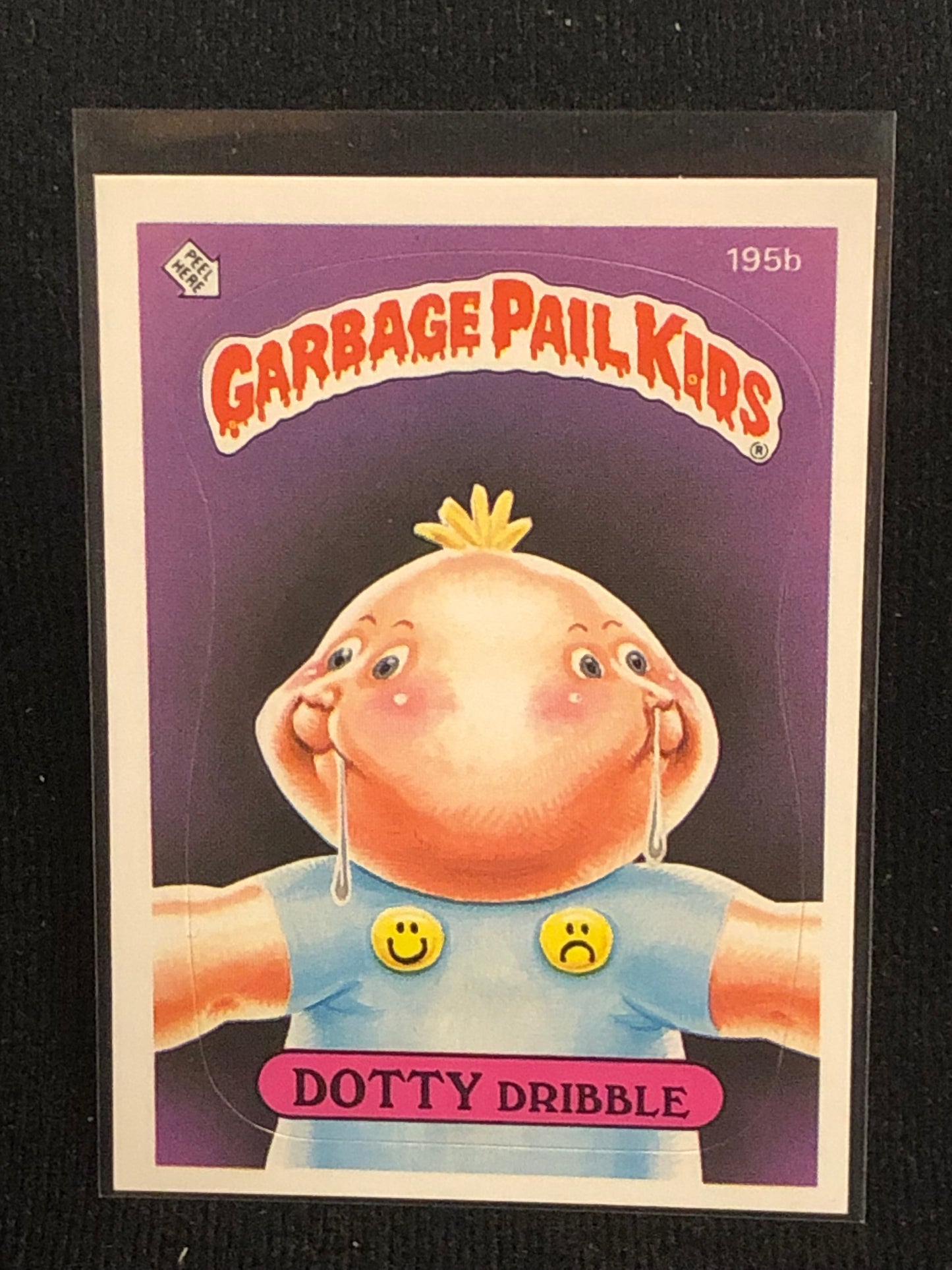 Garbage Pail Kids Original Series 5 (os5) 195b Dotty Dribble