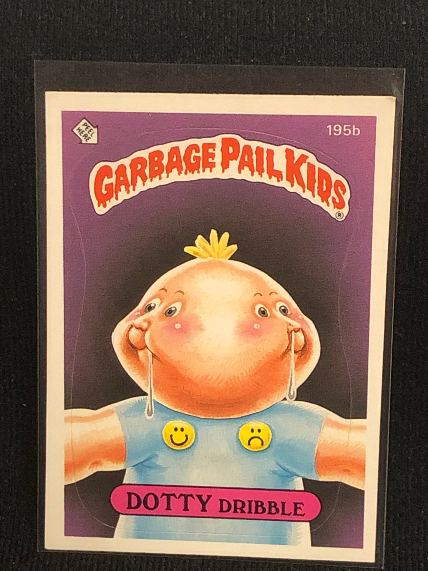 Garbage Pail Kids Original Series 5 (os5) 195b Dotty Dribble