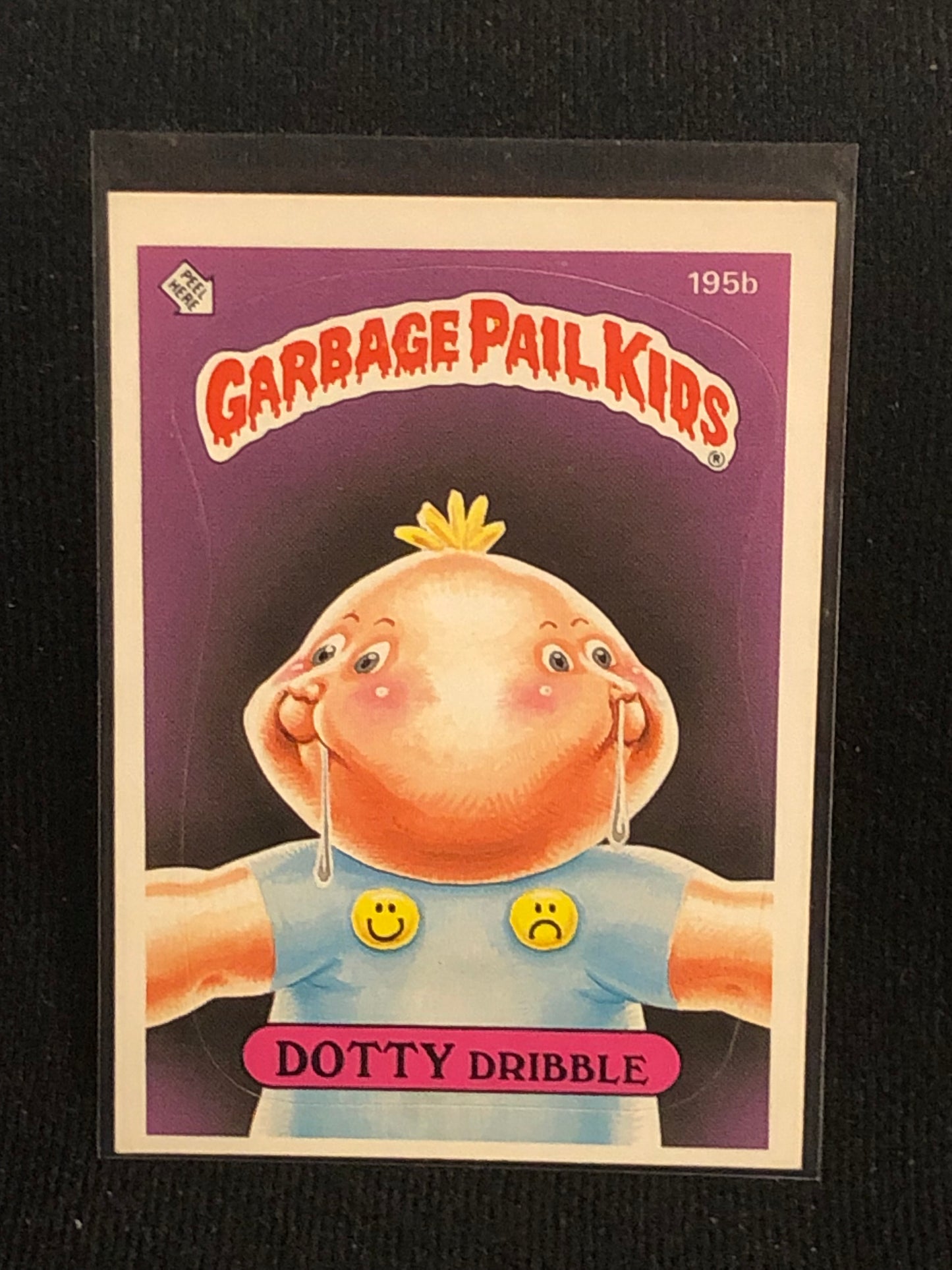 Garbage Pail Kids Original Series 5 (os5) 195b Dotty Dribble