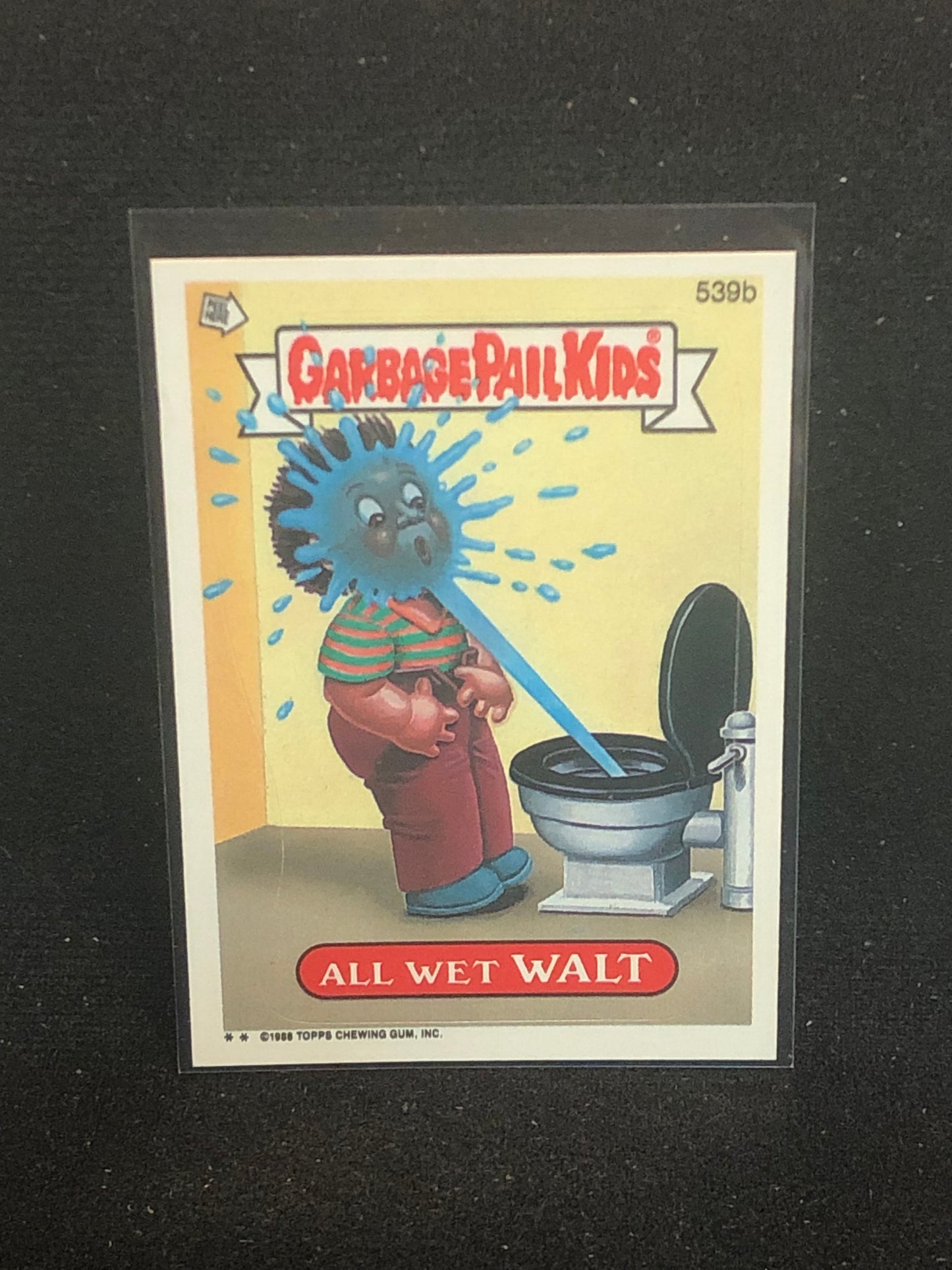 Garbage Pail Kids Original Series 13 (os13) 539b All Wet Walt