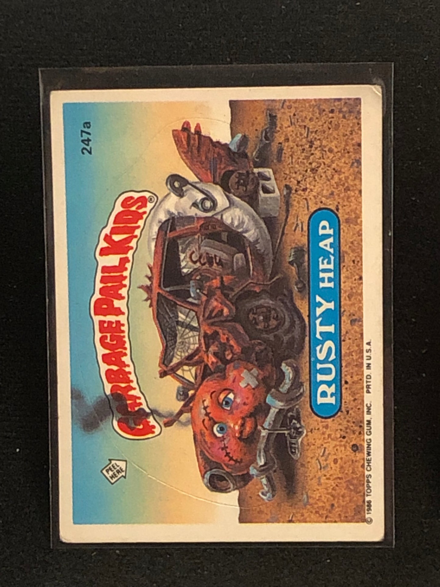 Garbage Pail Kids Original Series 6 (os6) 247a Rusty Heap