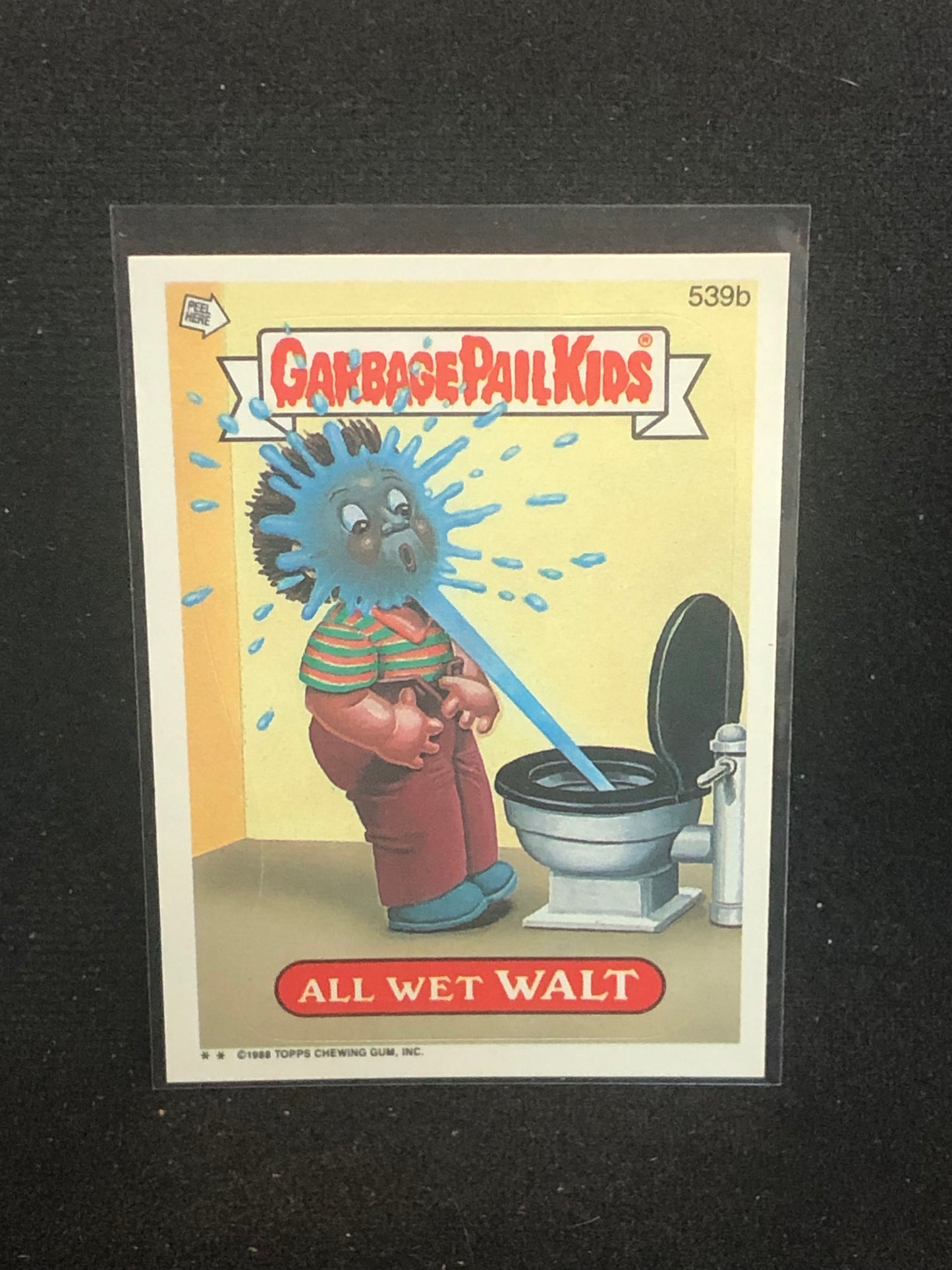 Garbage Pail Kids Original Series 13 (os13) 539b All Wet Walt
