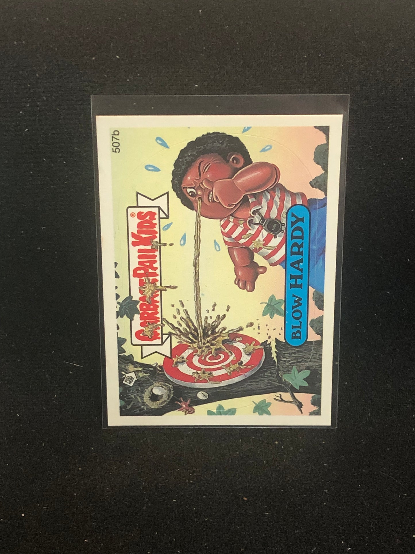 Garbage Pail Kids Original Series 13 (os13) 507b Blow Hardy