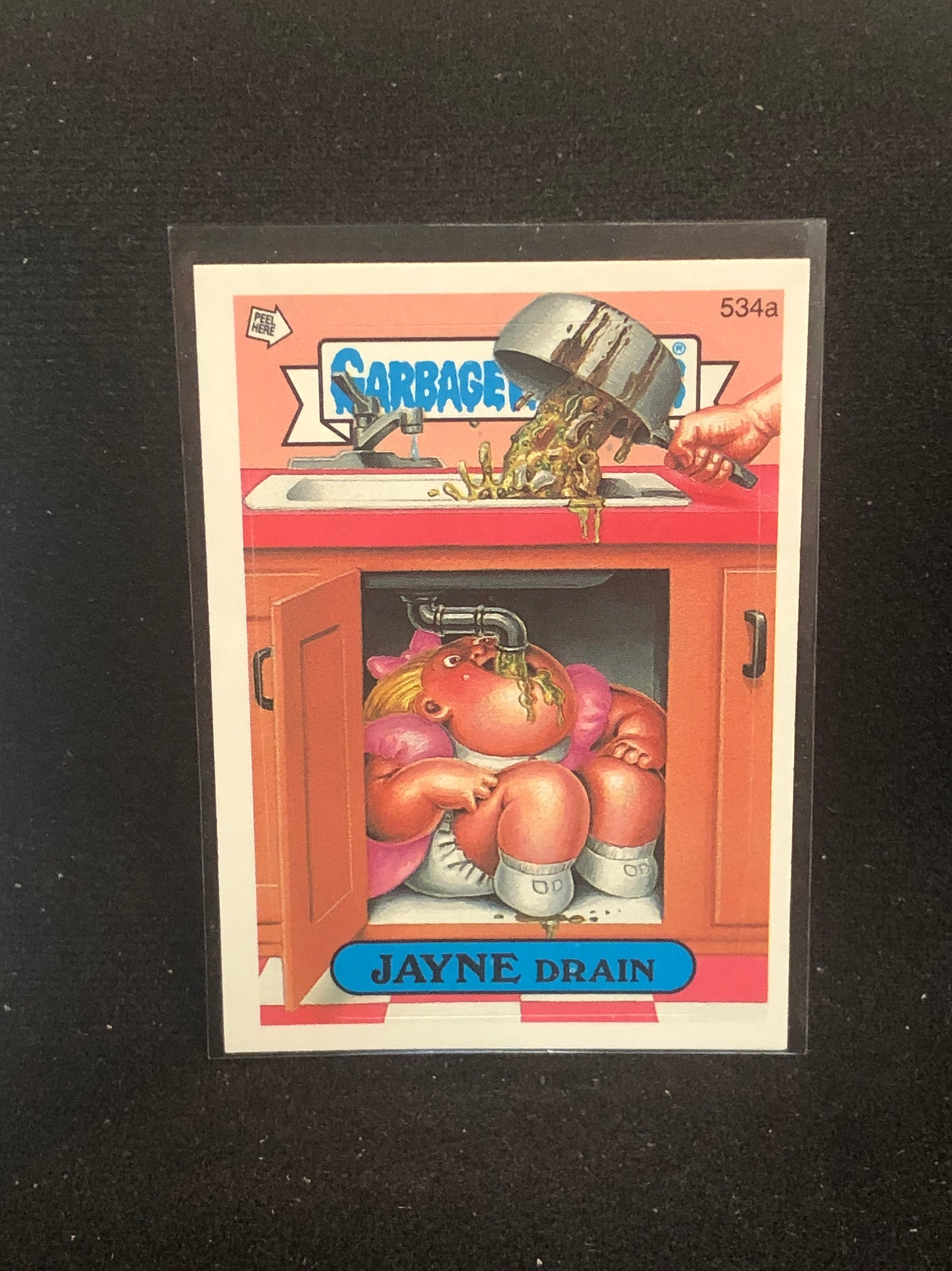 Garbage Pail Kids Original Series 13 (os13) 534a Jayne Drain