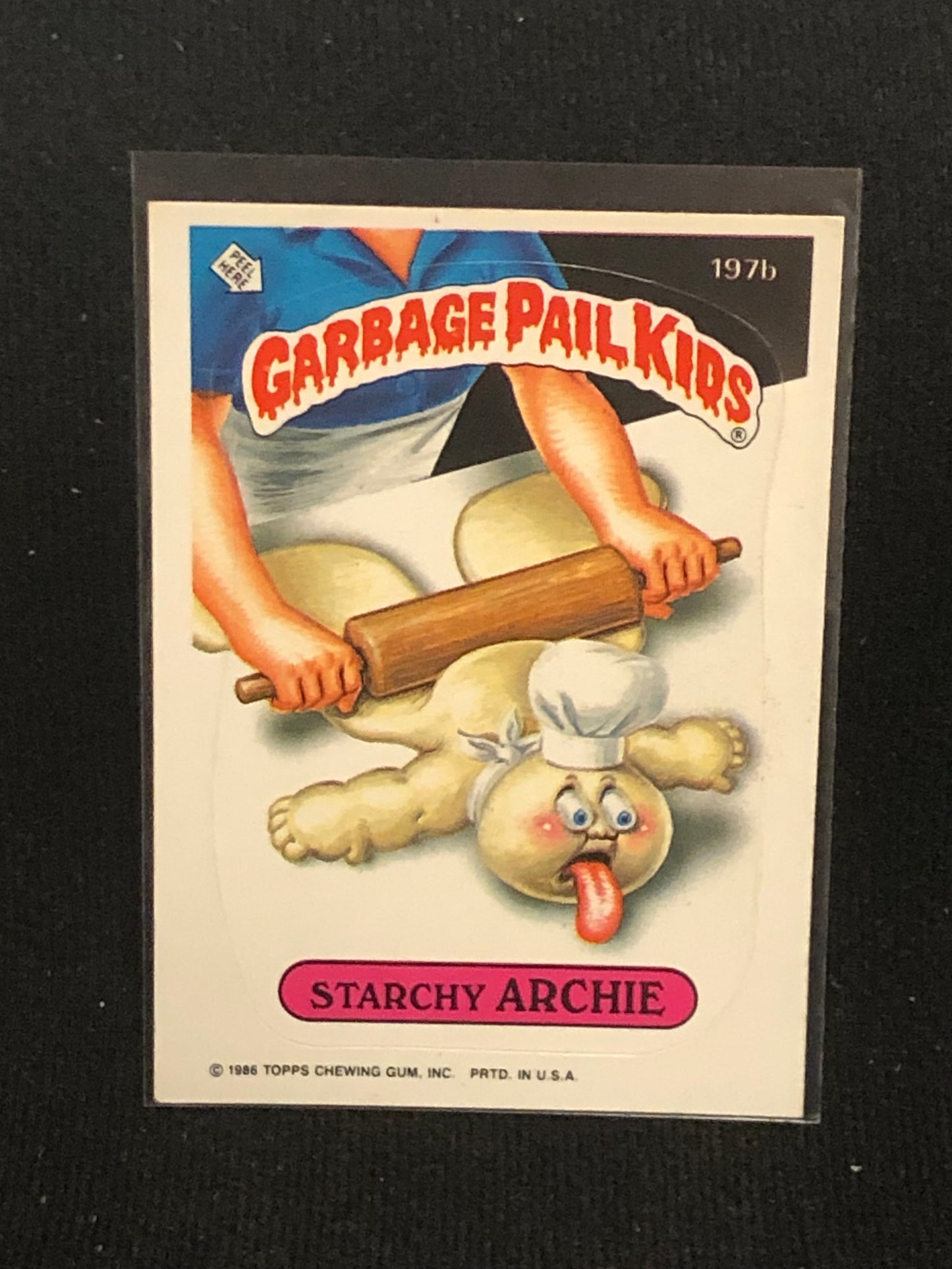 Garbage Pail Kids Original Series 5 (os5) 197b Starchy Archie