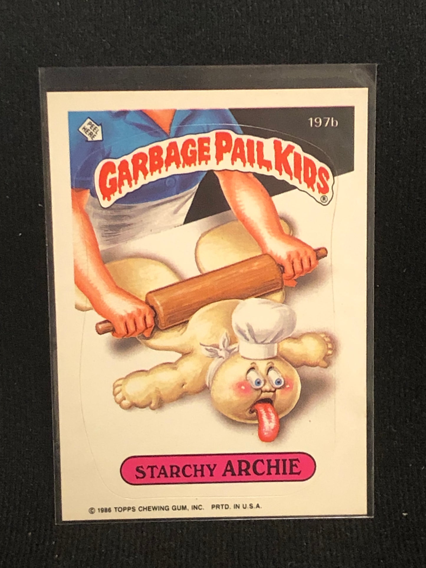 Garbage Pail Kids Original Series 5 (os5) 197b Starchy Archie