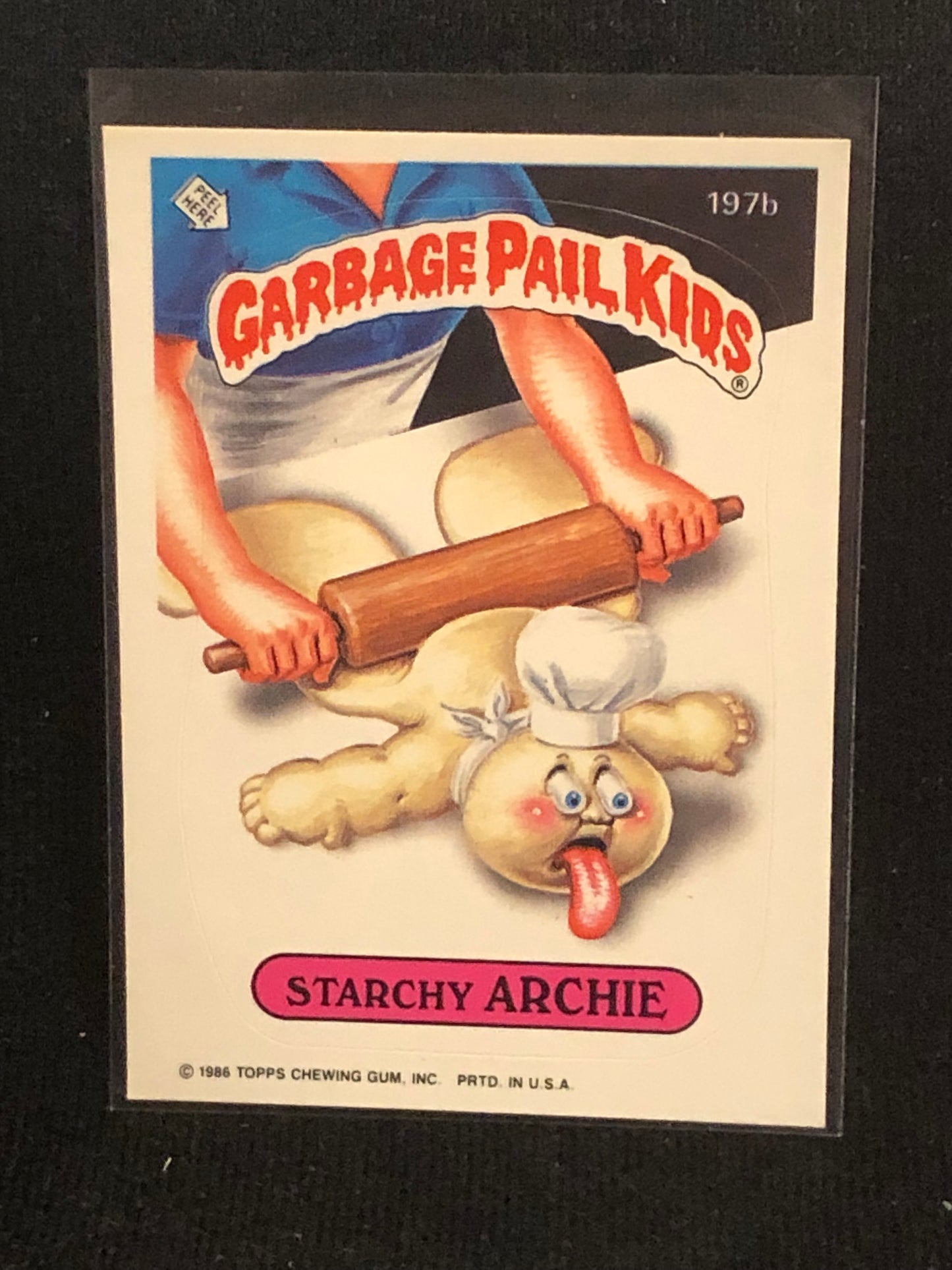 Garbage Pail Kids Original Series 5 (os5) 197b Starchy Archie