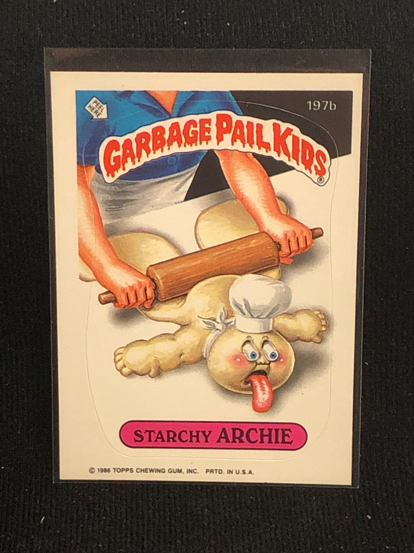 Garbage Pail Kids Original Series 5 (os5) 197b Starchy Archie