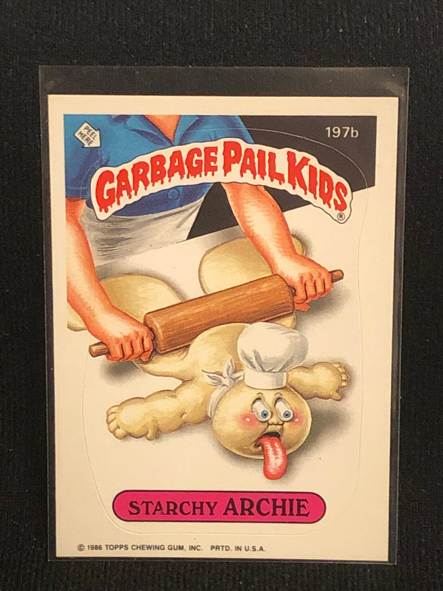 Garbage Pail Kids Original Series 5 (os5) 197b Starchy Archie