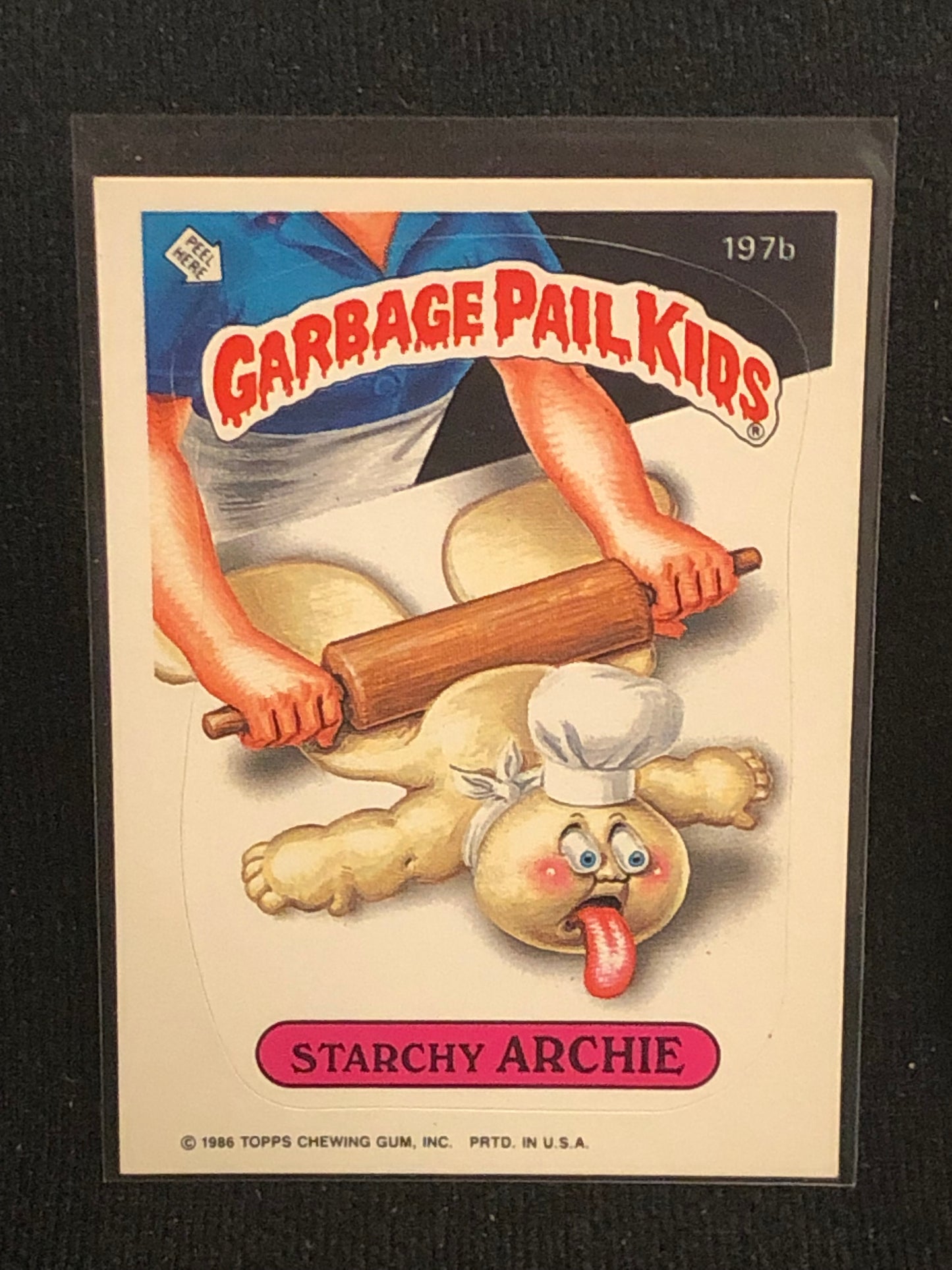 Garbage Pail Kids Original Series 5 (os5) 197b Starchy Archie