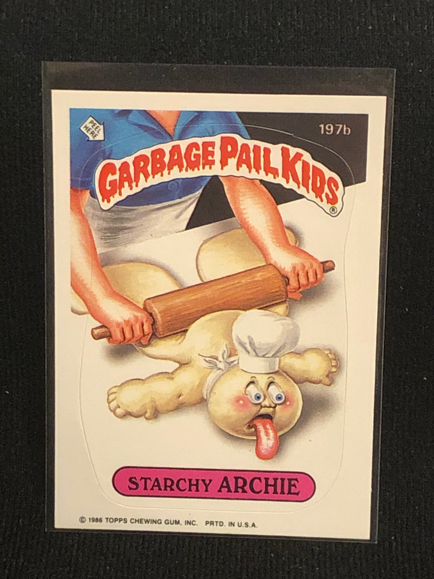 Garbage Pail Kids Original Series 5 (os5) 197b Starchy Archie