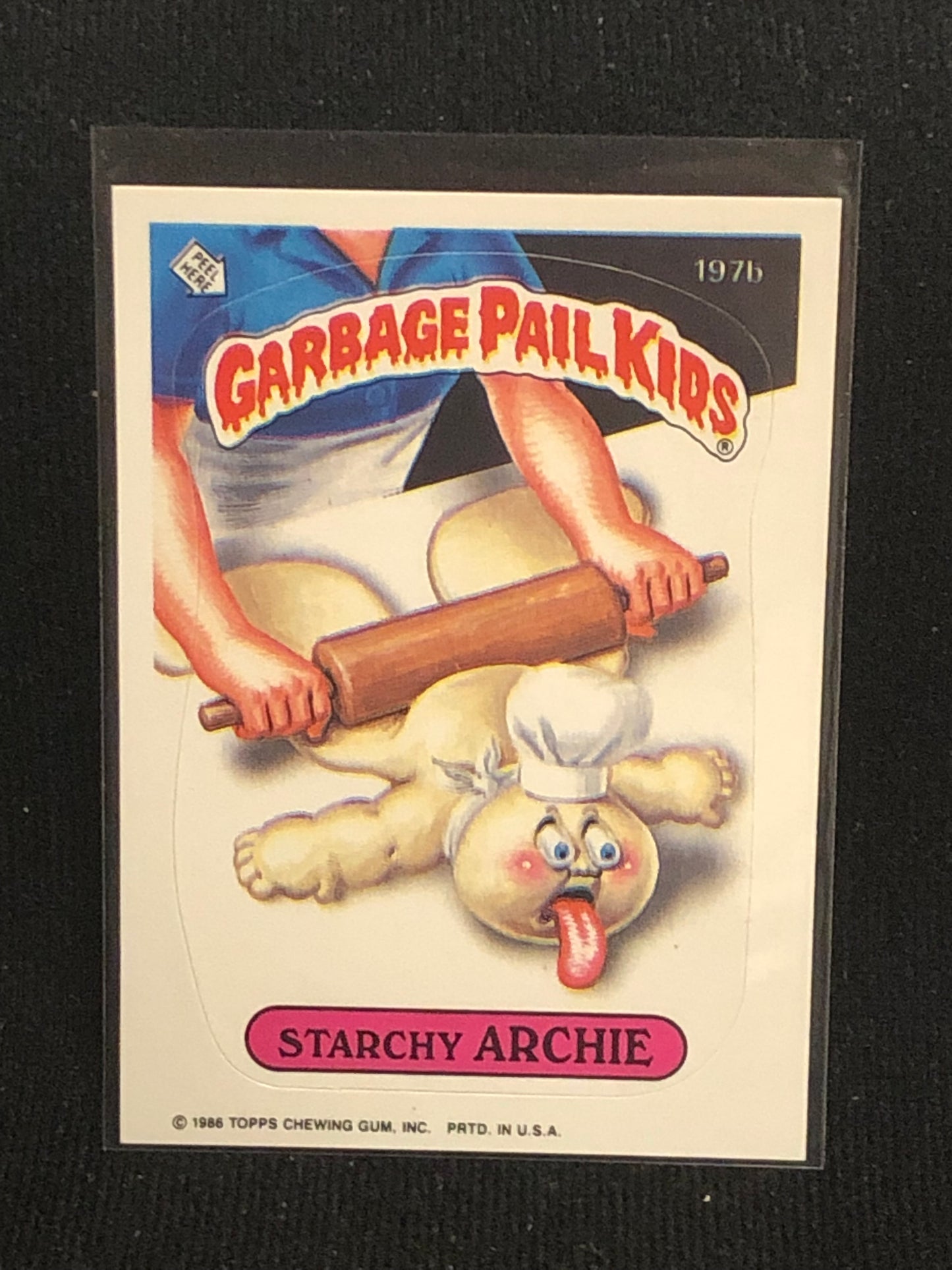 Garbage Pail Kids Original Series 5 (os5) 197b Starchy Archie