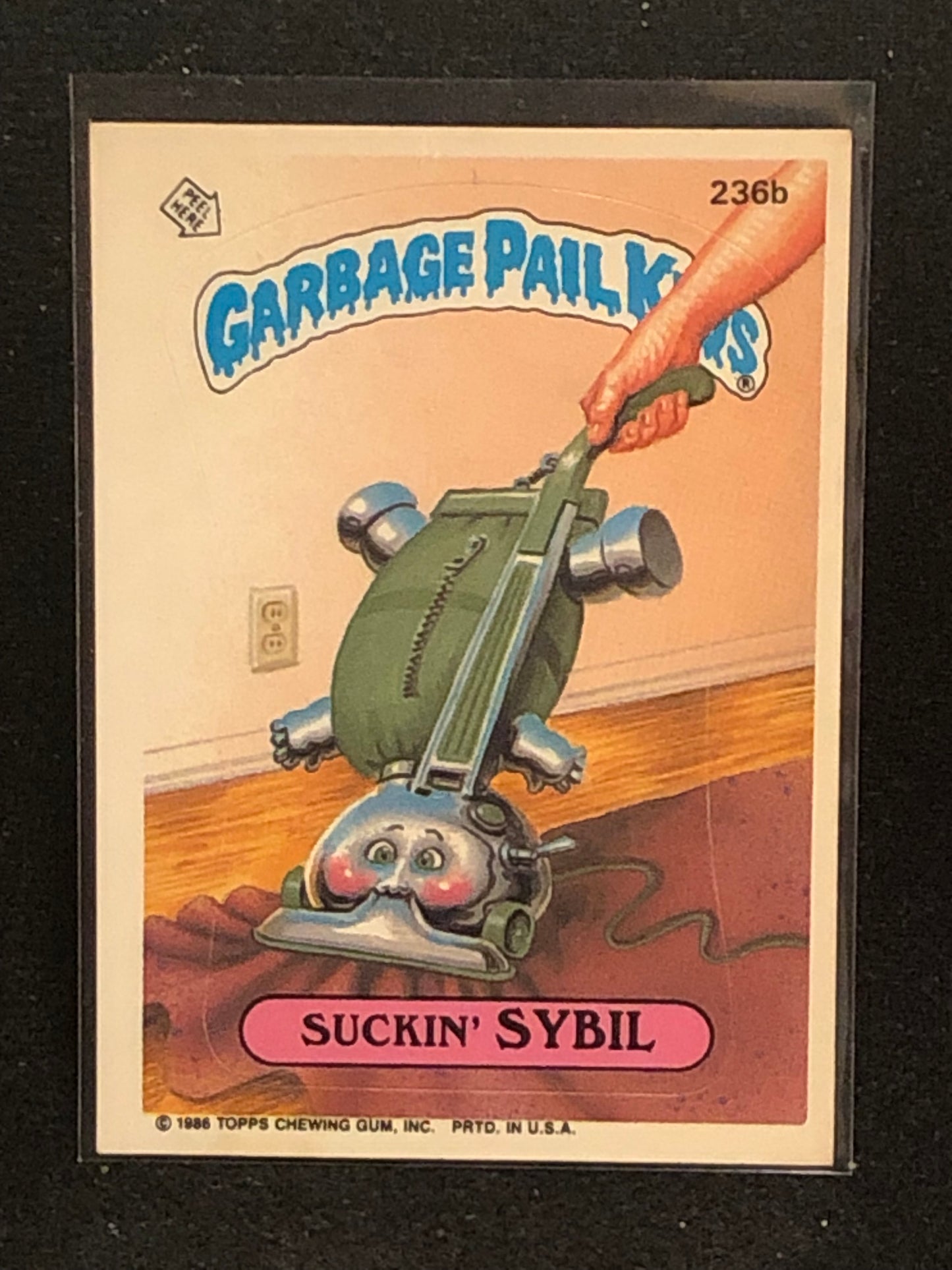 Garbage Pail Kids Original Series 6 (os6) 236b Suckin Sybil