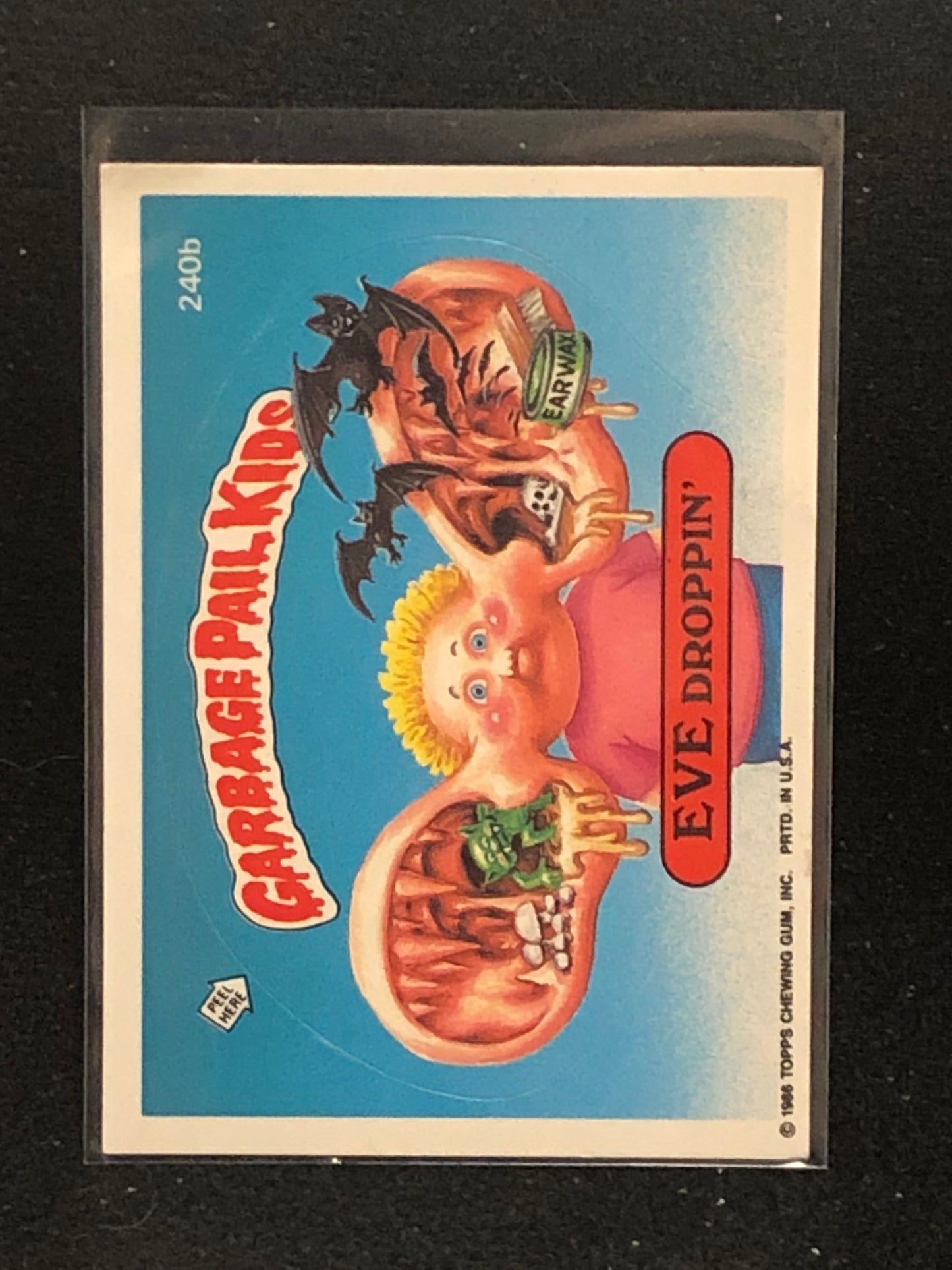 Garbage Pail Kids Original Series 6 (os6) 240b Eve Droppin