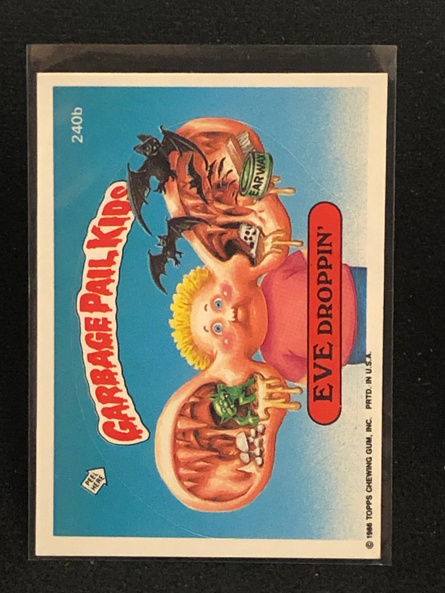 Garbage Pail Kids Original Series 6 (os6) 240b Eve Droppin