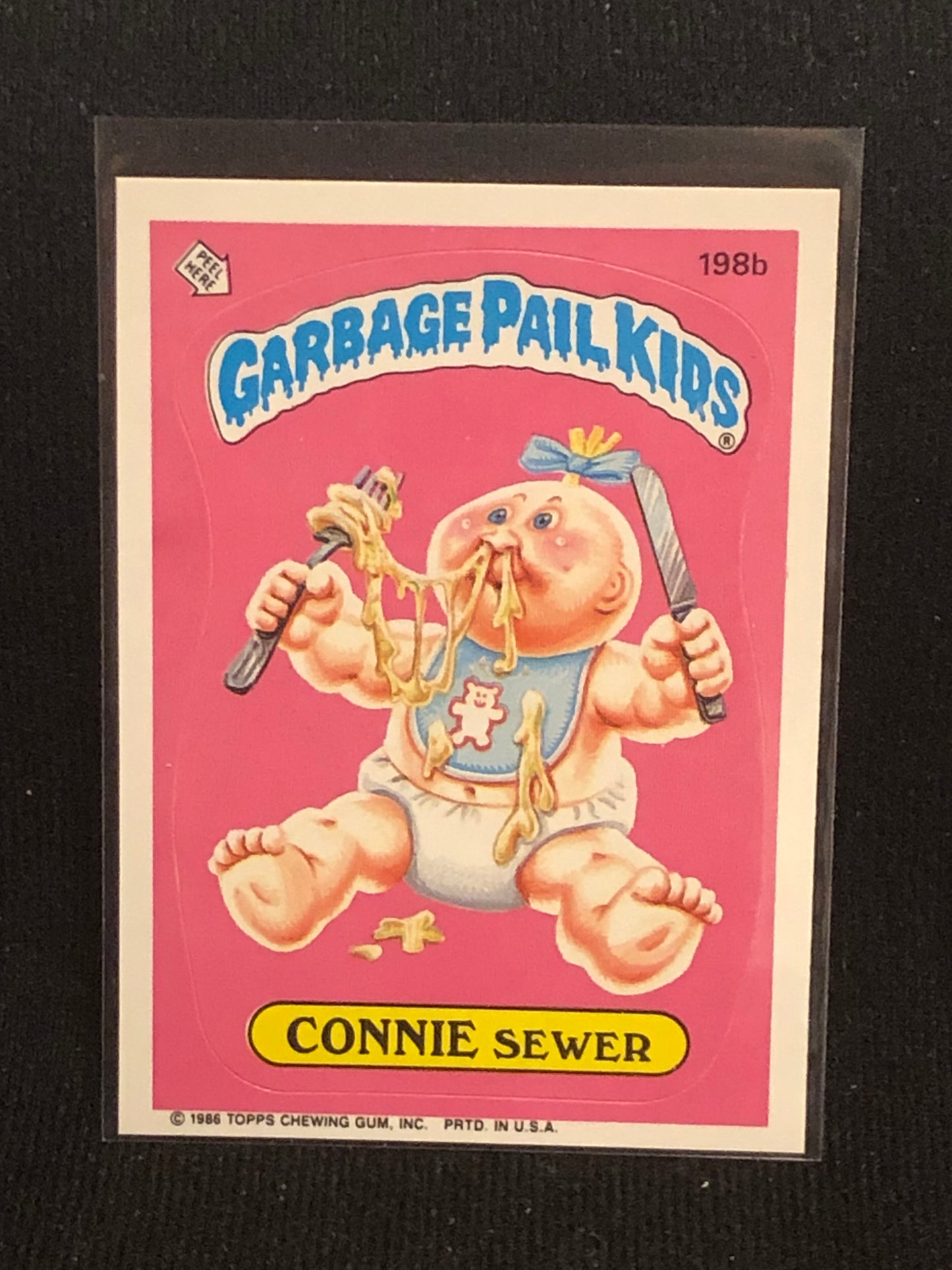 Garbage Pail Kids Original Series 5 (os5) 198b Connie Sewer