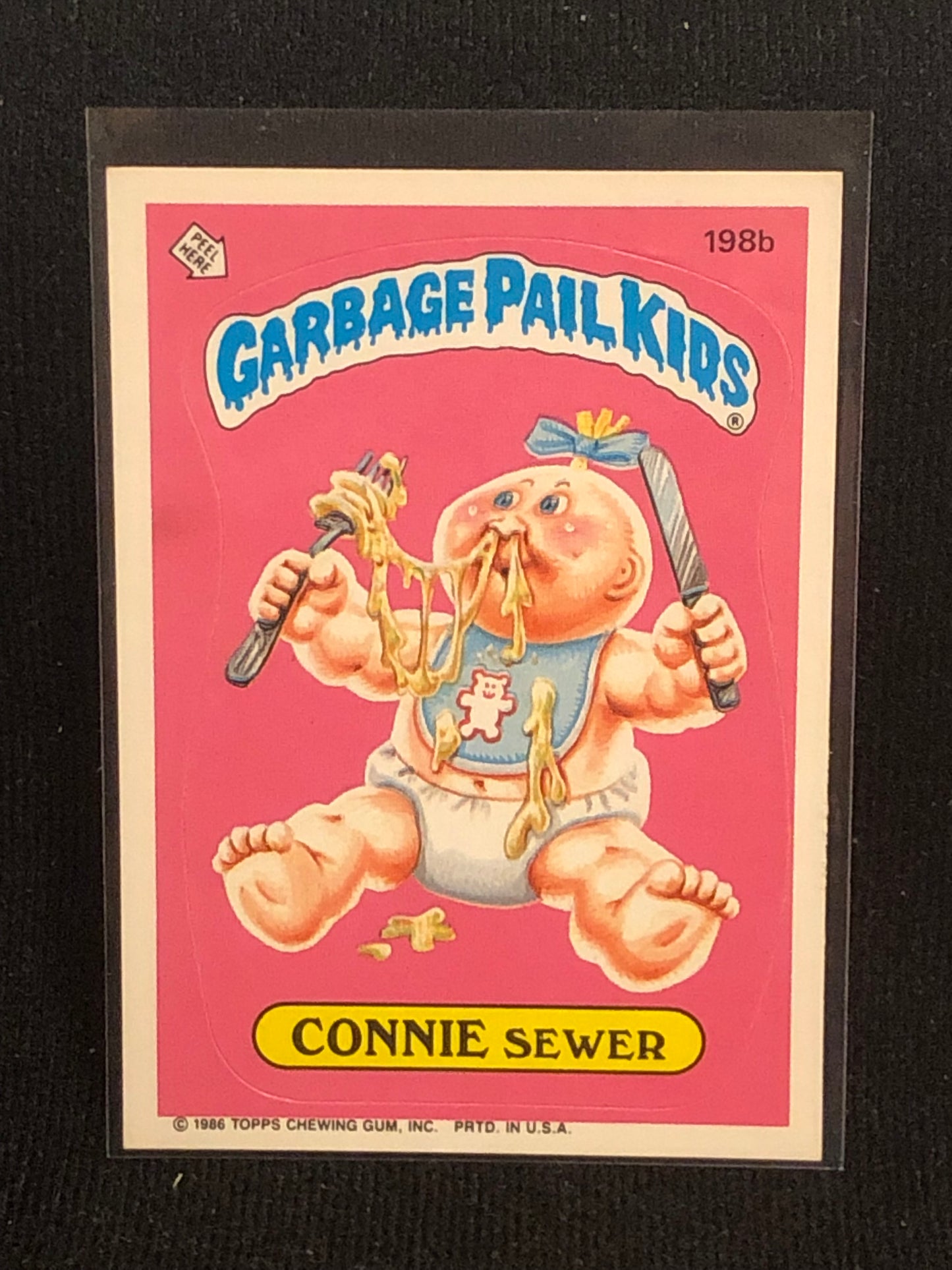 Garbage Pail Kids Original Series 5 (os5) 198b Connie Sewer